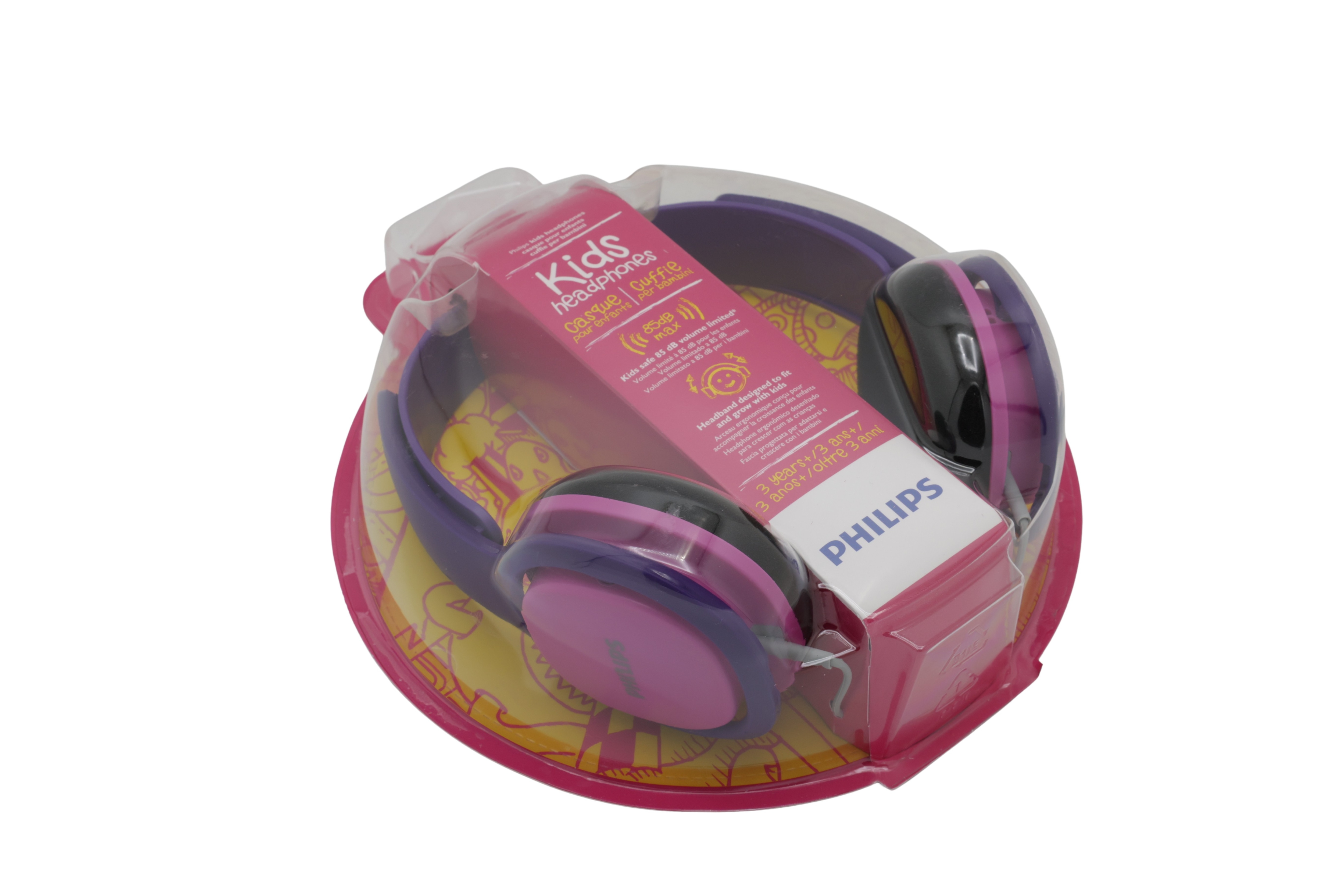 Philips SHK-2000PK/00 vaaleanpunaiset lasten kuulokkeet