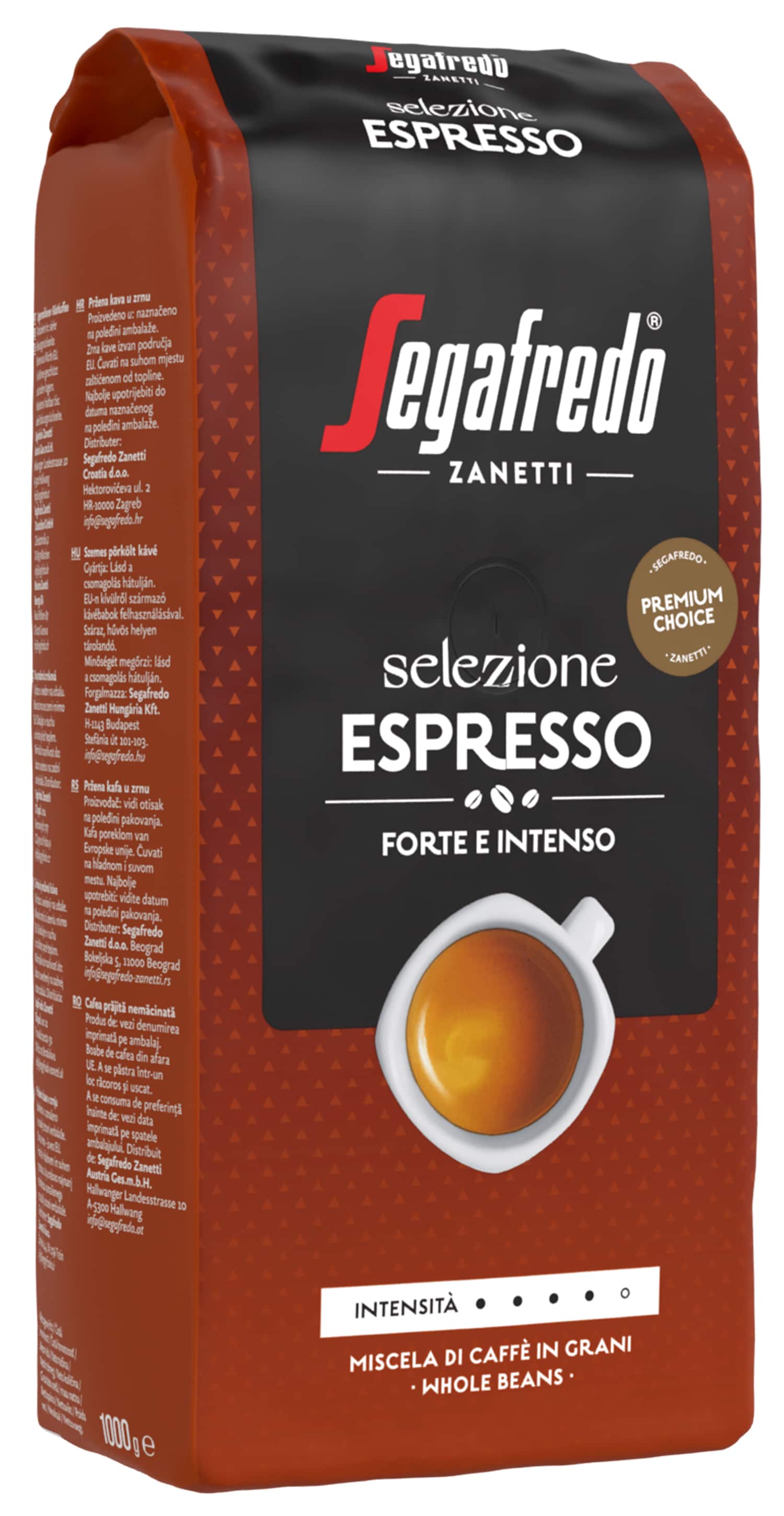 Segafredo Selezione Espresso 1000g papu 1000g papu 1000g papu