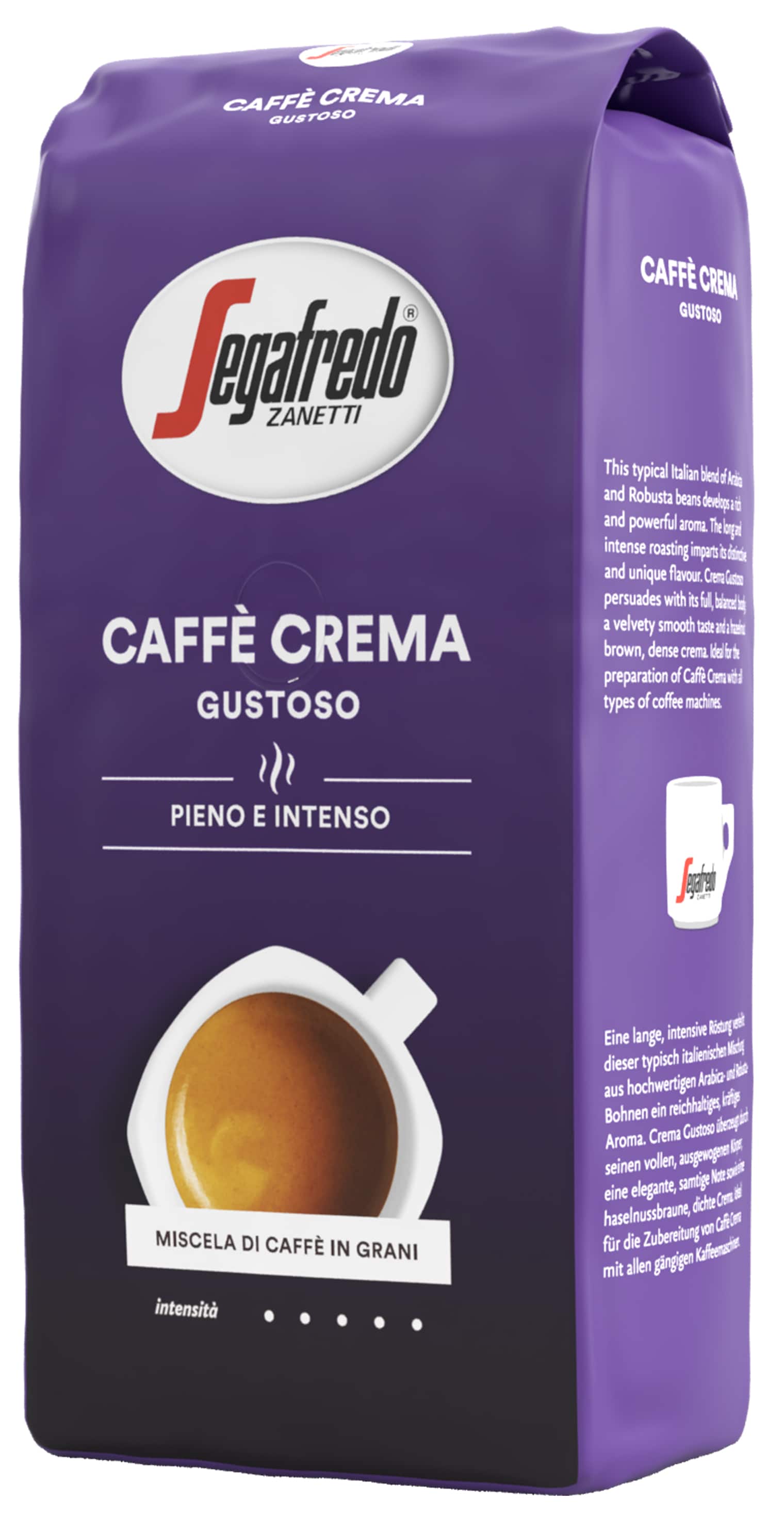 Segafredo Caffè Crema Gustoso 1000 g papuja