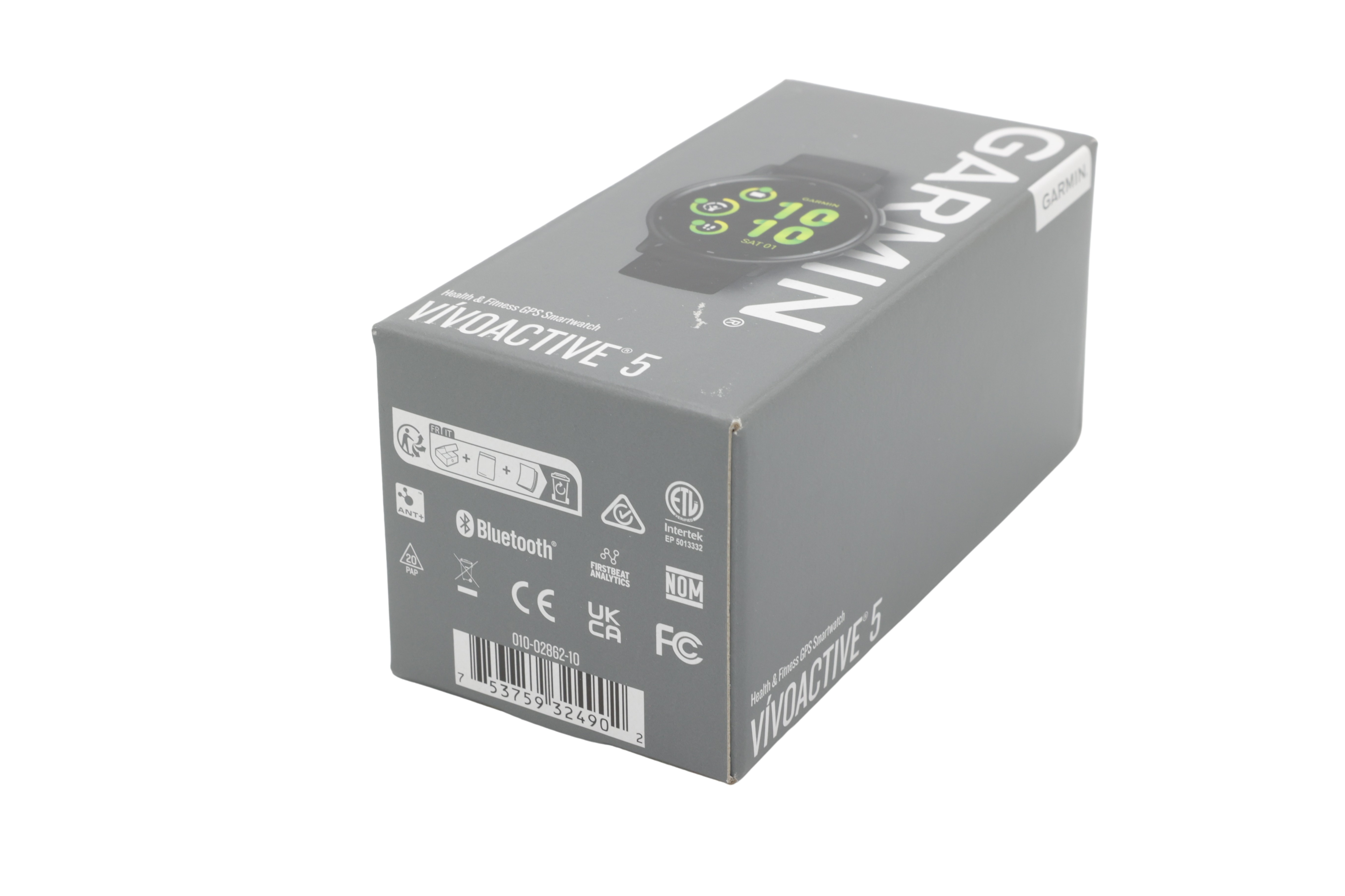 Garmin vivoactive 5 musta (42,20 mm, polymeeri, alumiini, vain Wi-Fi, yksi koko)