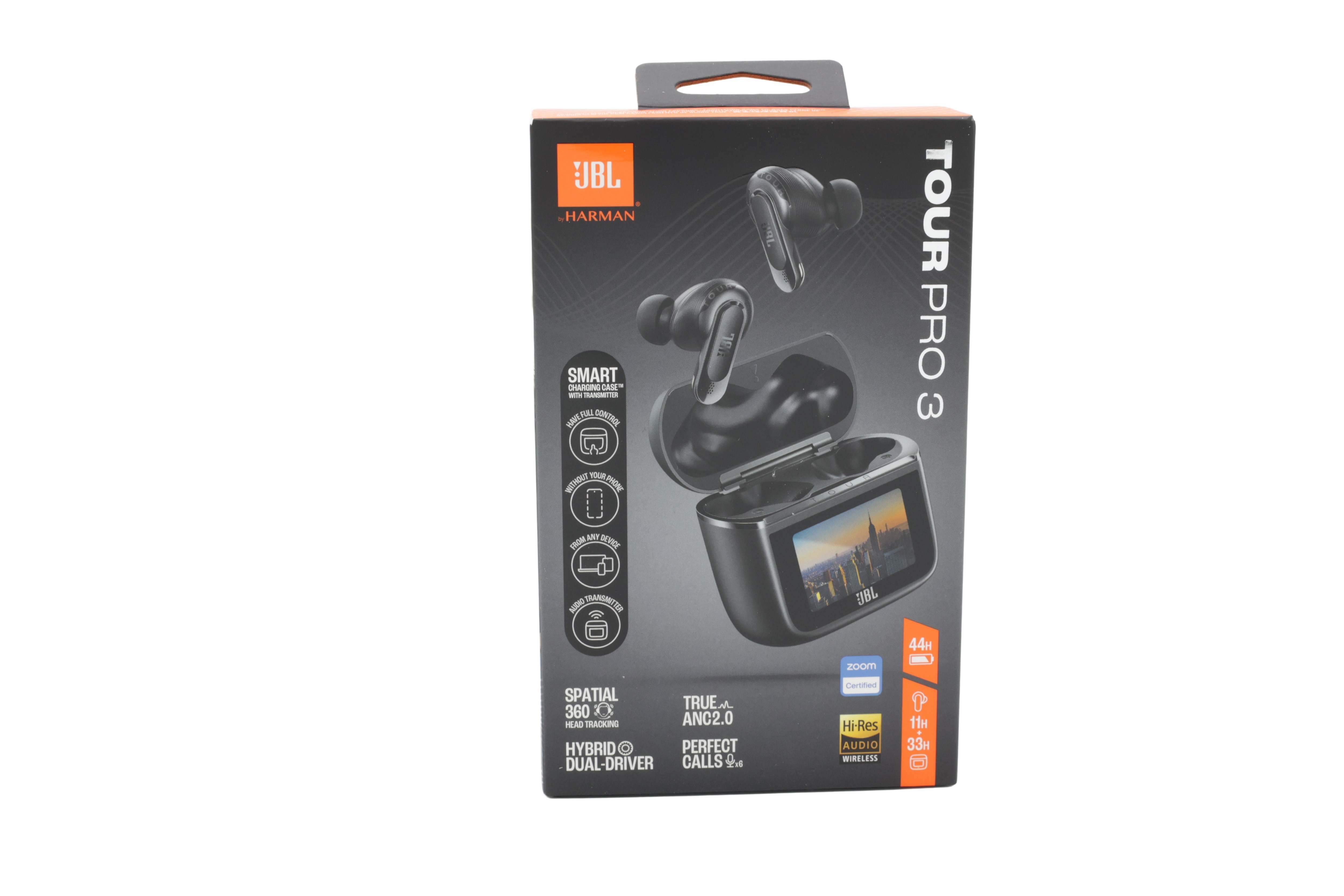 JBL Tour Pro 3, True Wireless Bluetooth -kuulokkeet, musta