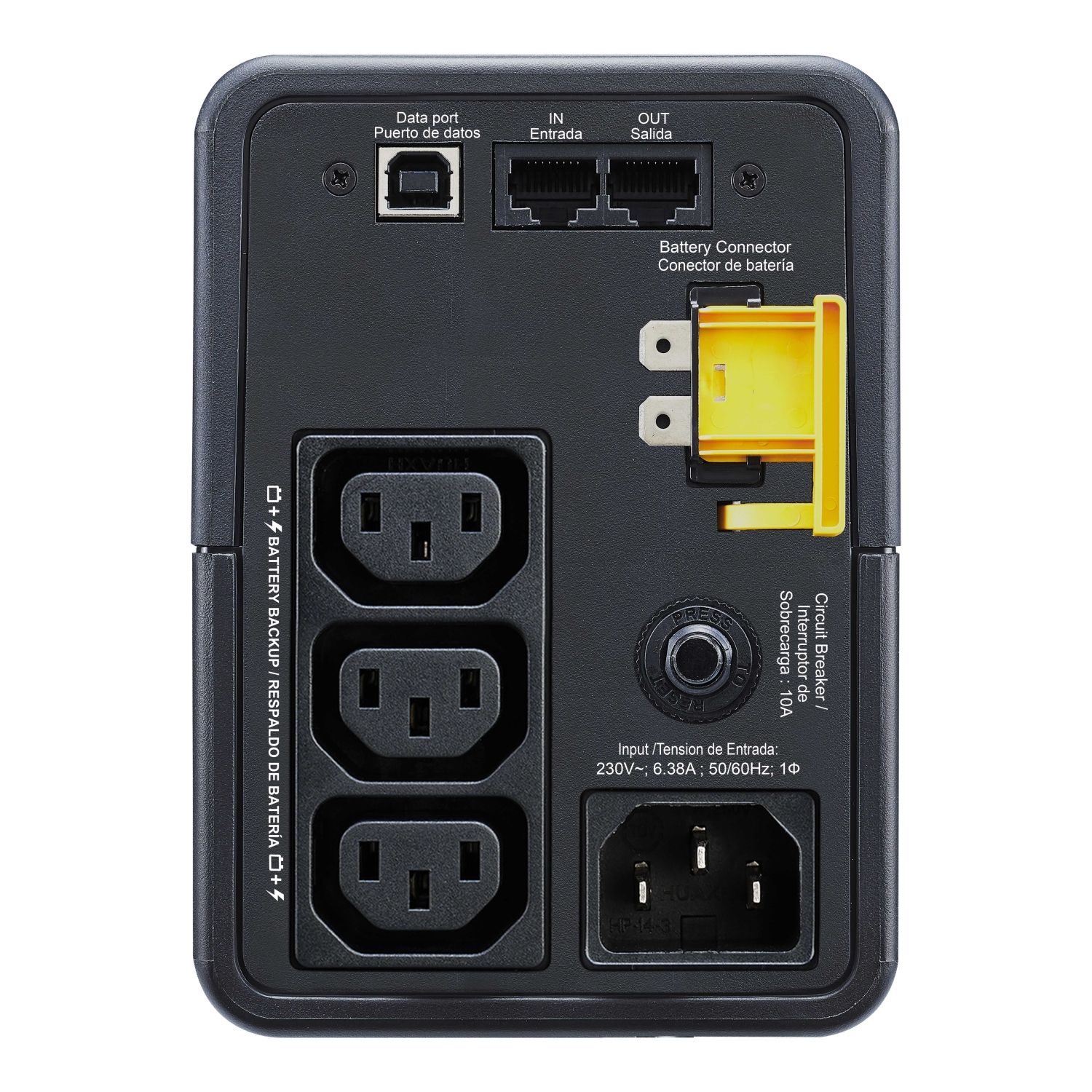 APC Back-UPS 500 VA – 300 W, 230 V, AVR, 3 IEC-liitäntää
