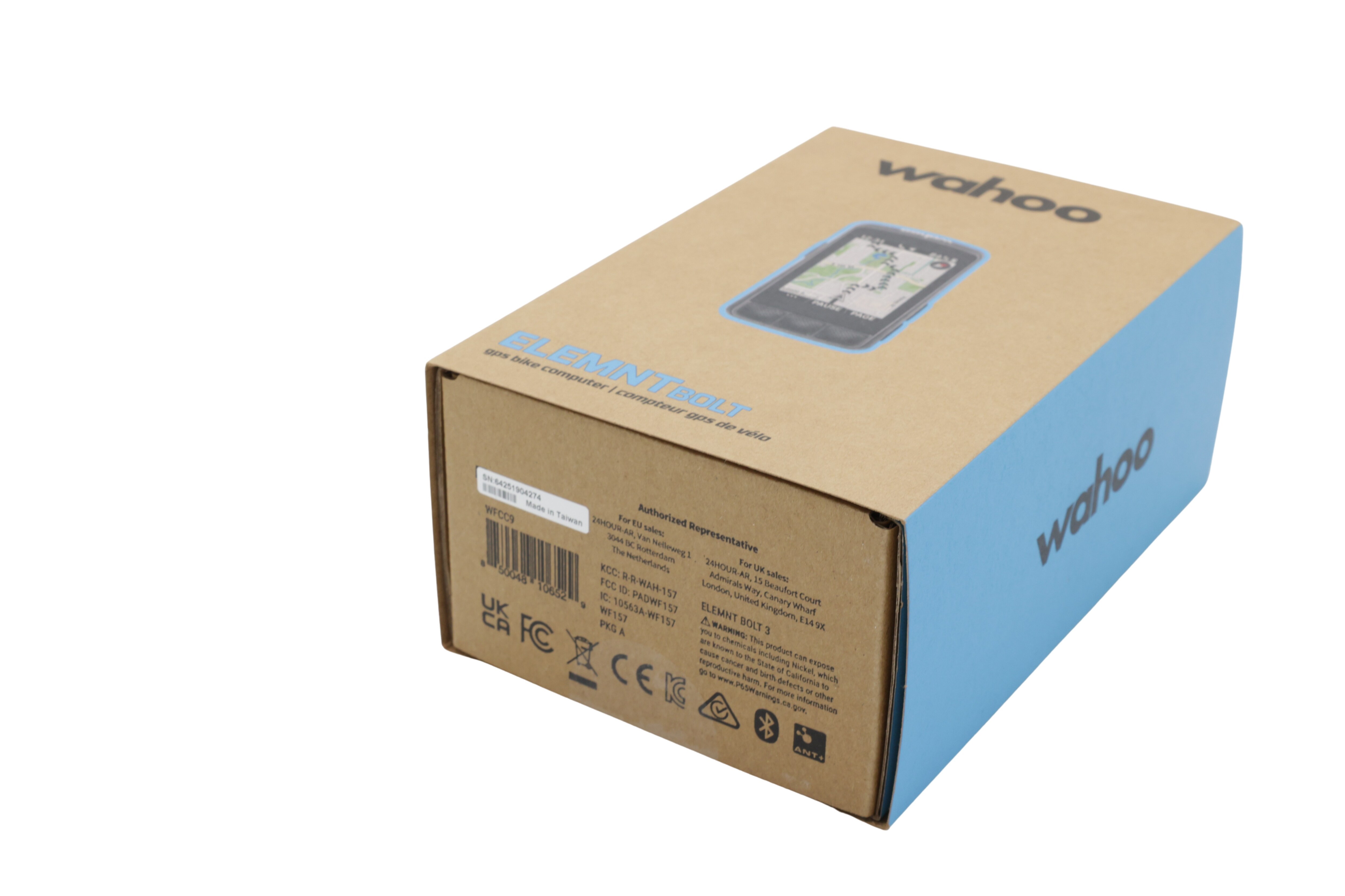 Wahoo ELEMNT Bolt V3 GPS -pyörätuoli -pyörätuoli