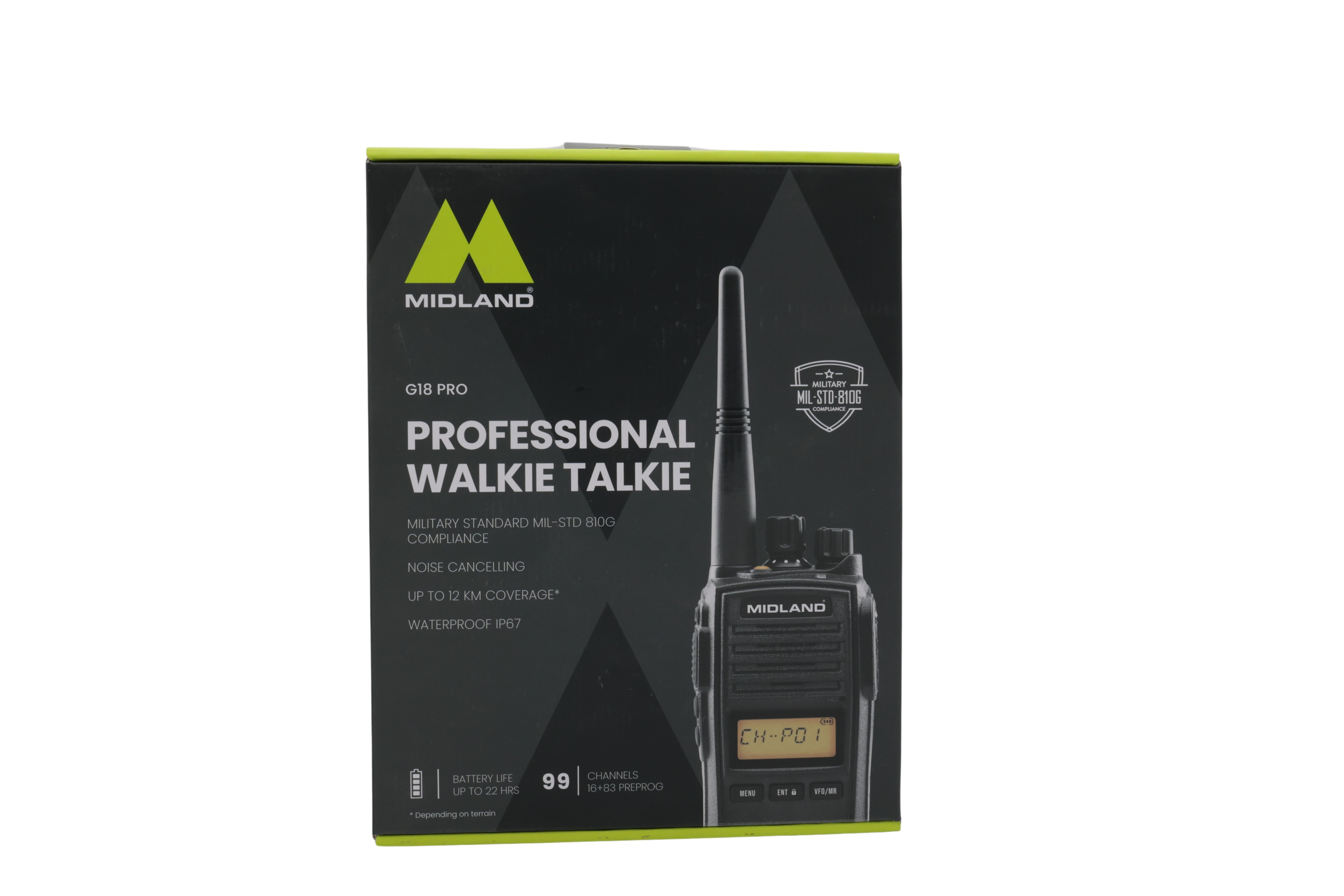 Midland G18 Pro NC, PMR446, IP67