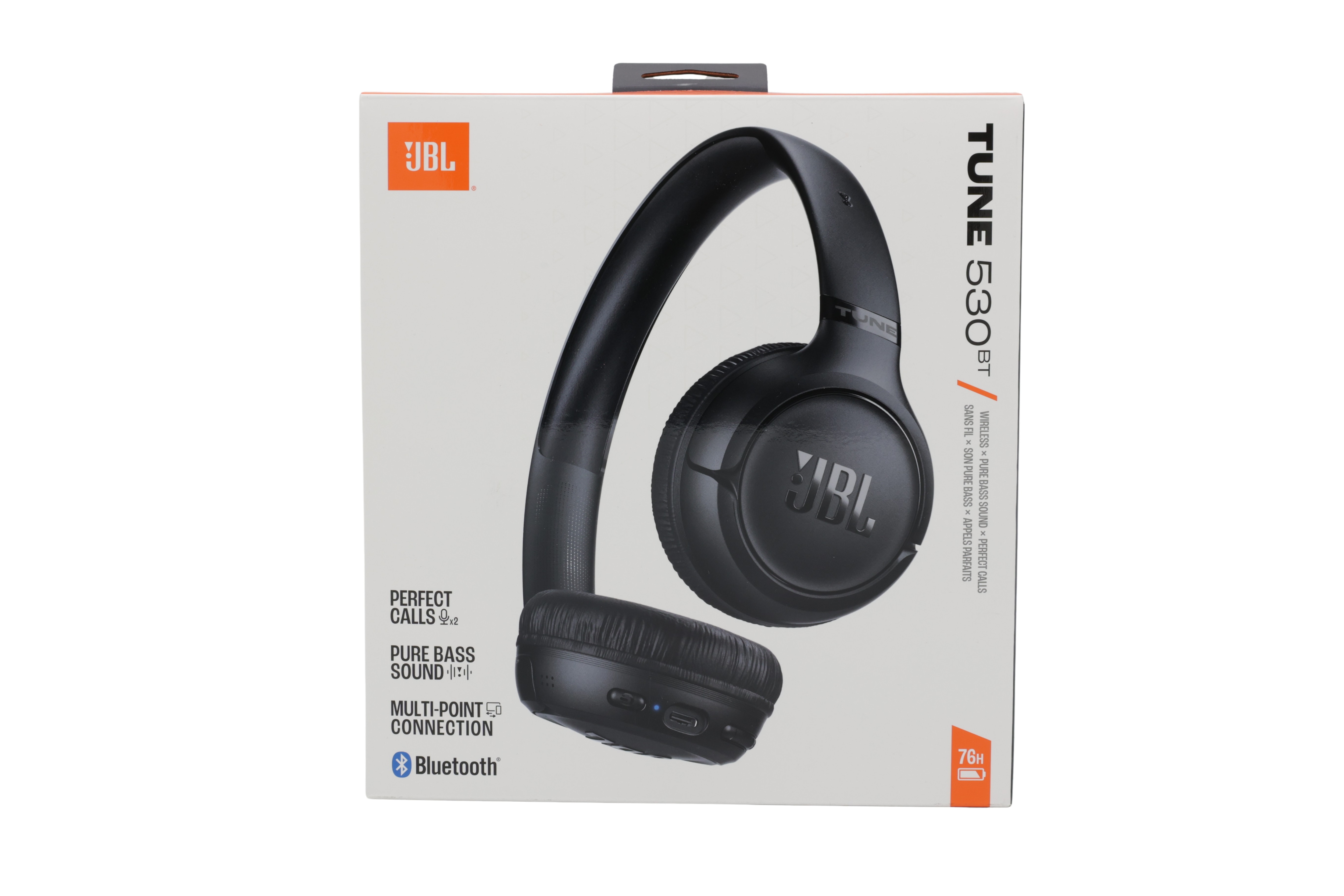 JBL JBLT530BTBLK Tune 530 BT On-Ear kuulokkeet, musta