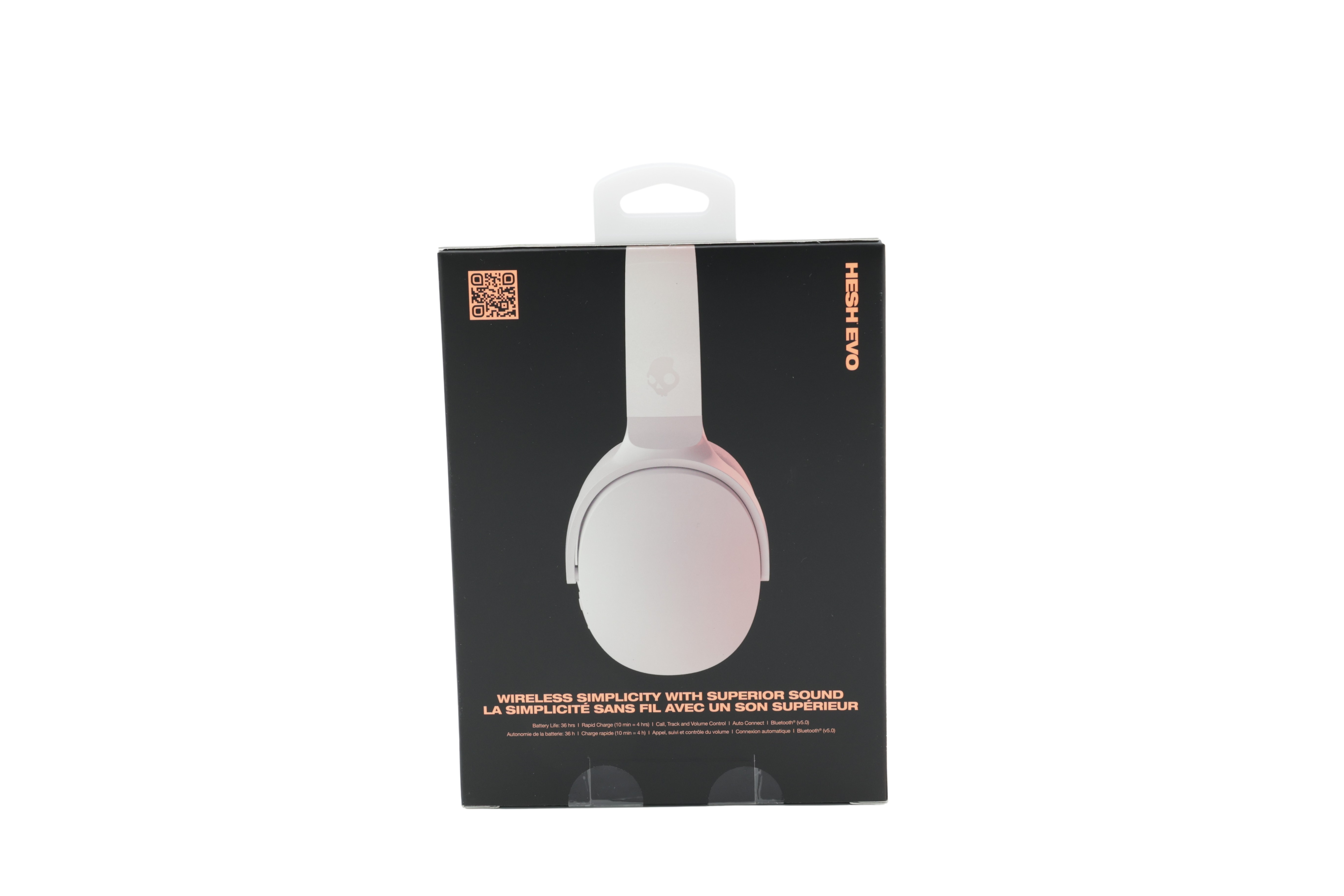 Skullcandy HeshEvo langattomat kuulokkeet - Bone/Orange Glow