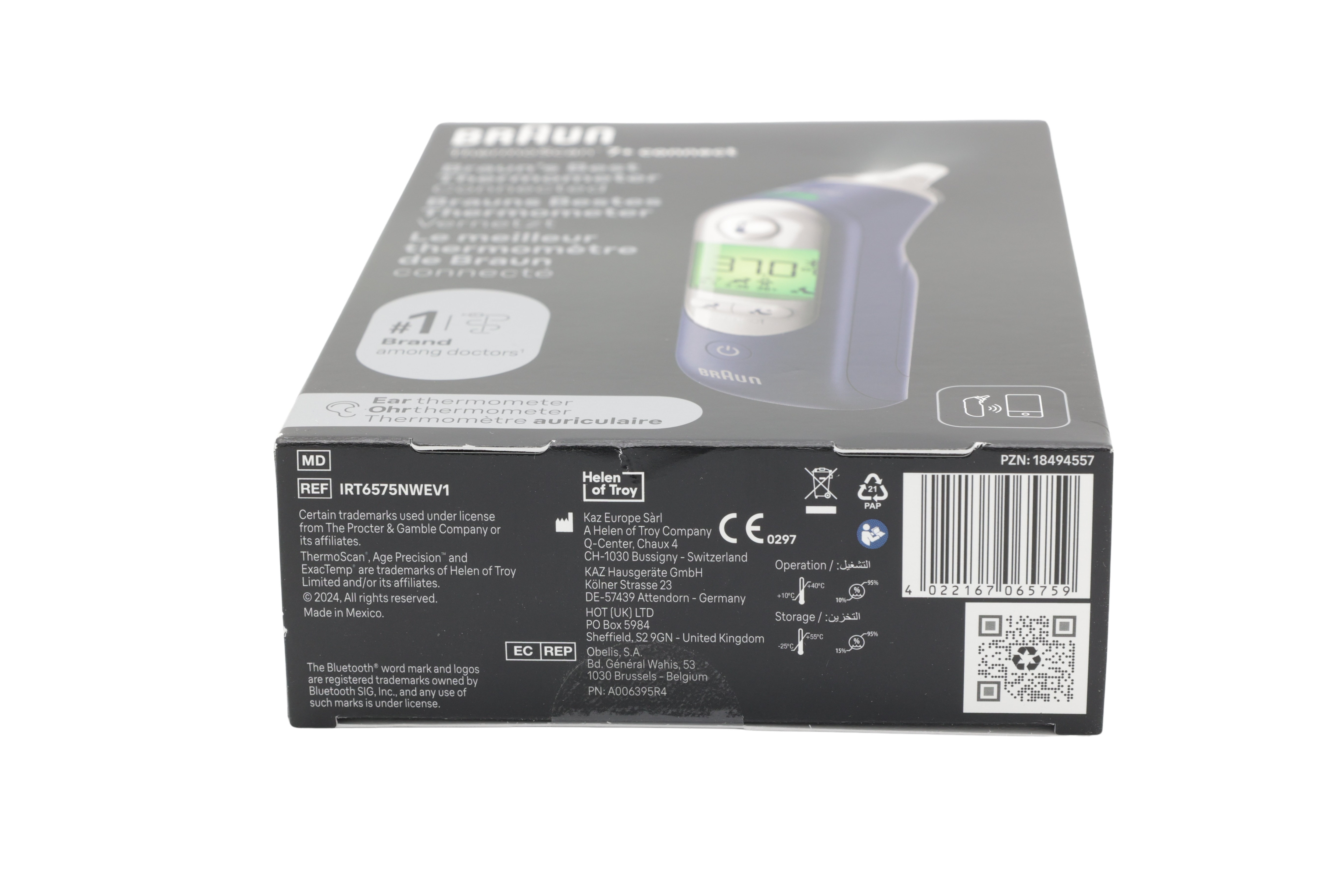 Braun Thermoscan 7 plus -liitäntä