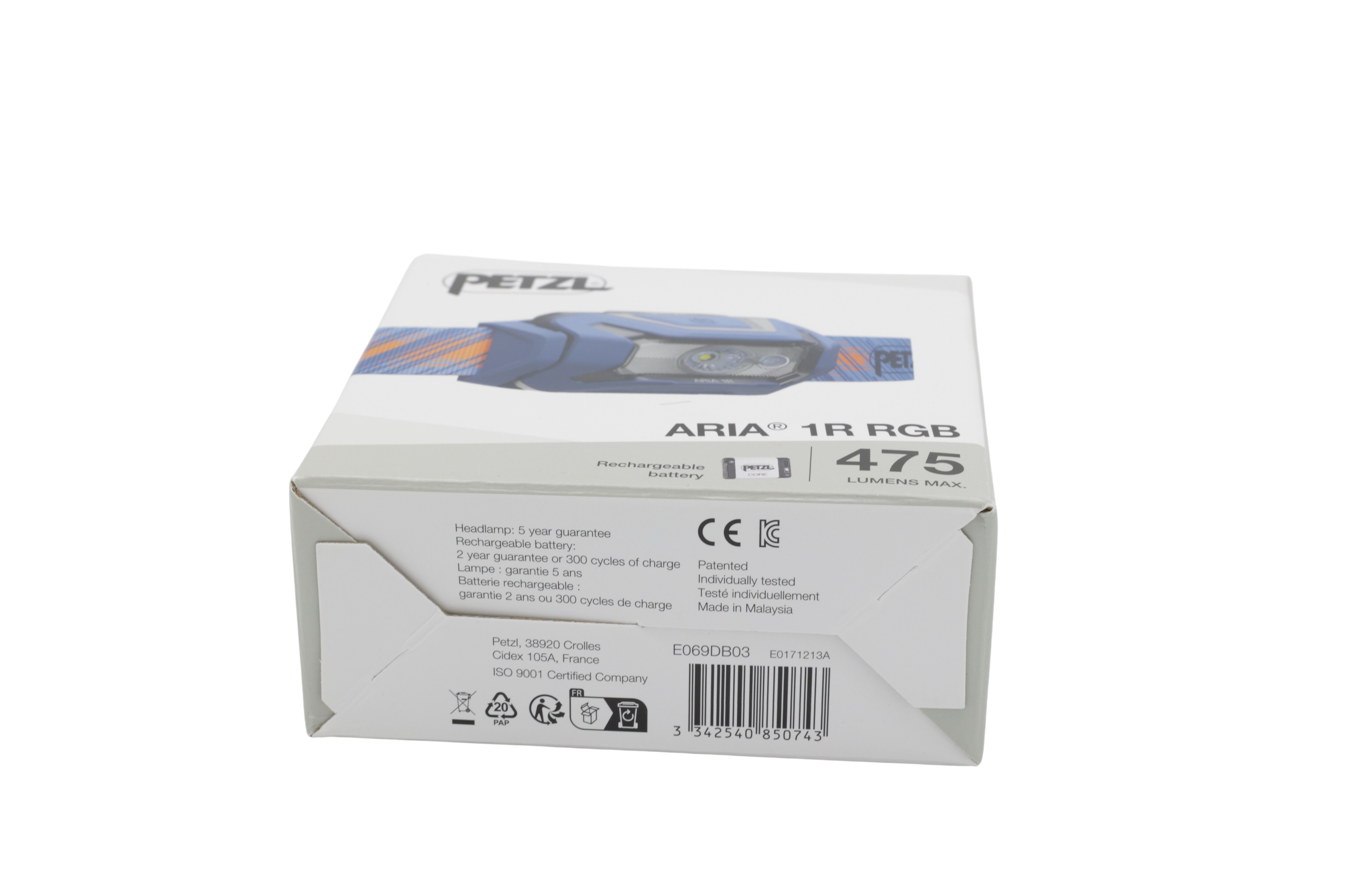 Petzl E069DB03 Ajovalaisin ARIA 1R RGB sininen sininen sininen