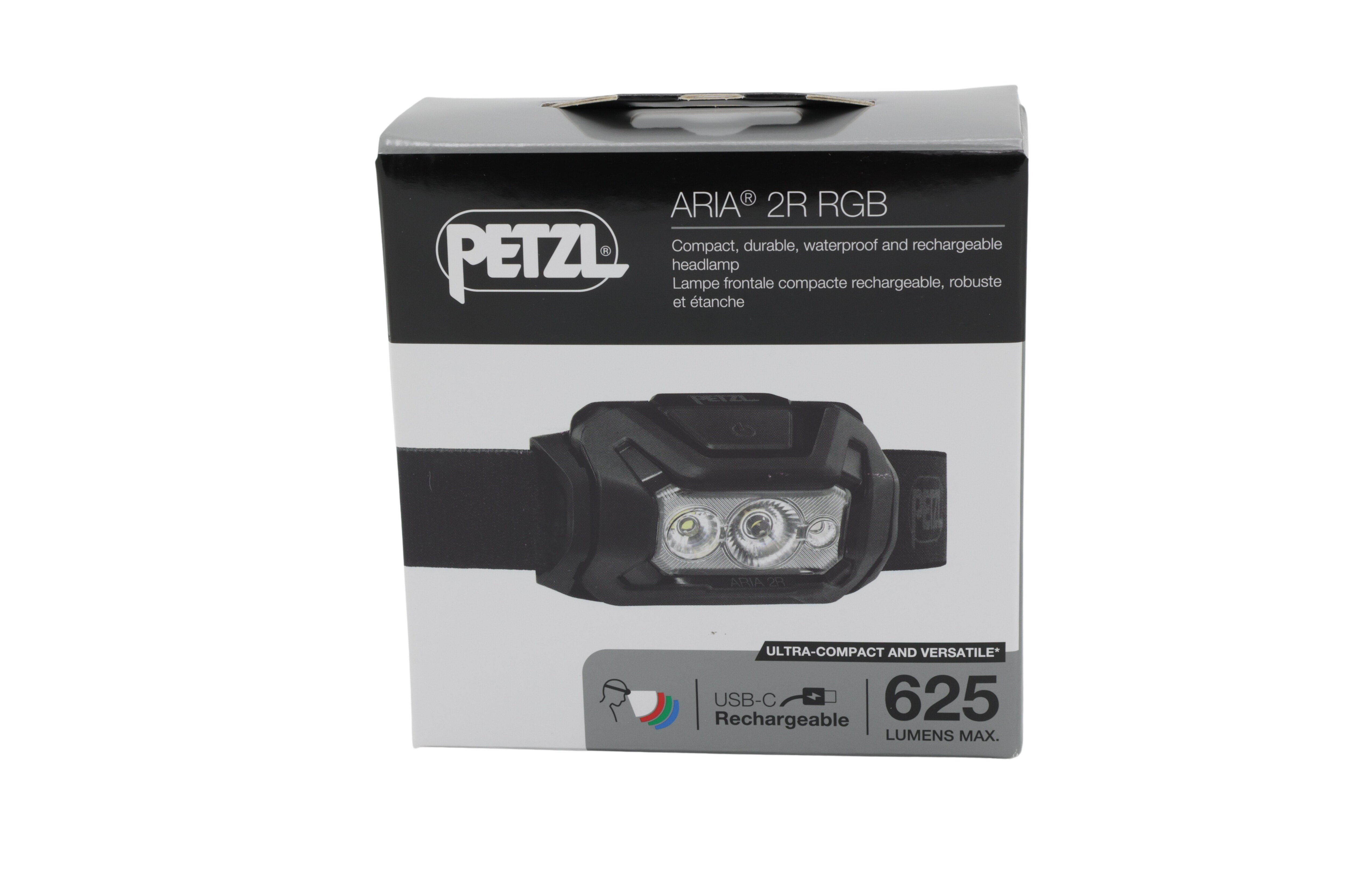Petzl E070DA00 Otsavalaisin ARIA 2R RGB musta