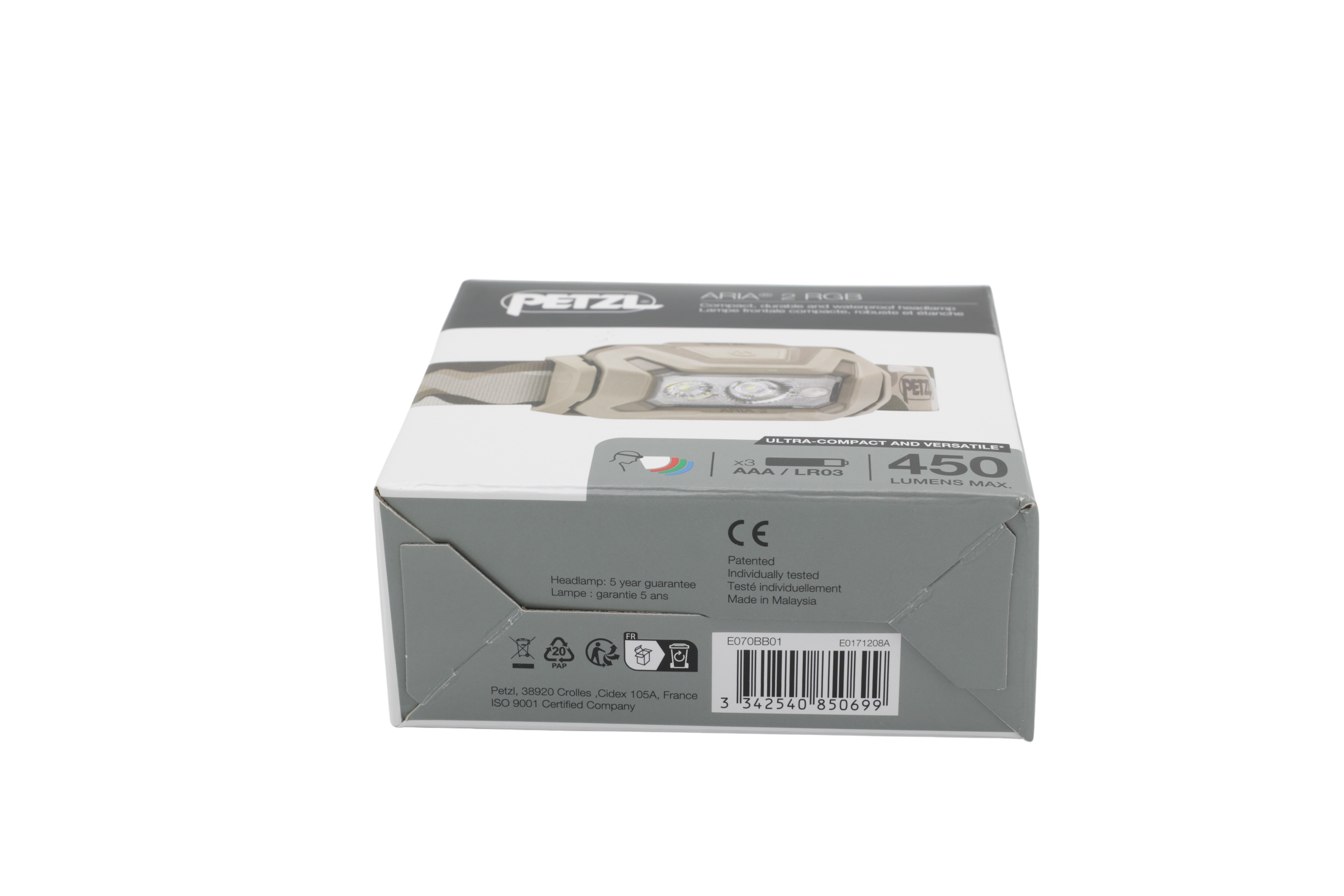 Petzl E070BB01 Otsalamppu ARIA 2 RGB-väriväritys