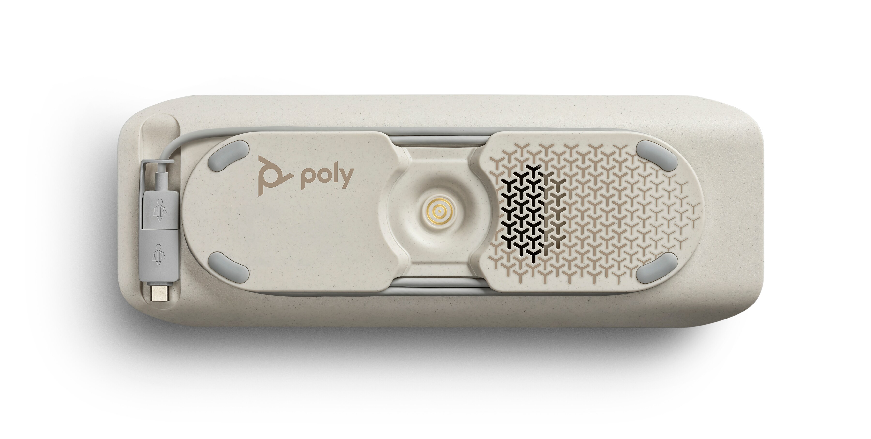 Poly Sync 40 -konferenssikaiuttimen vakiovaruste MS USB-A ja USB-C