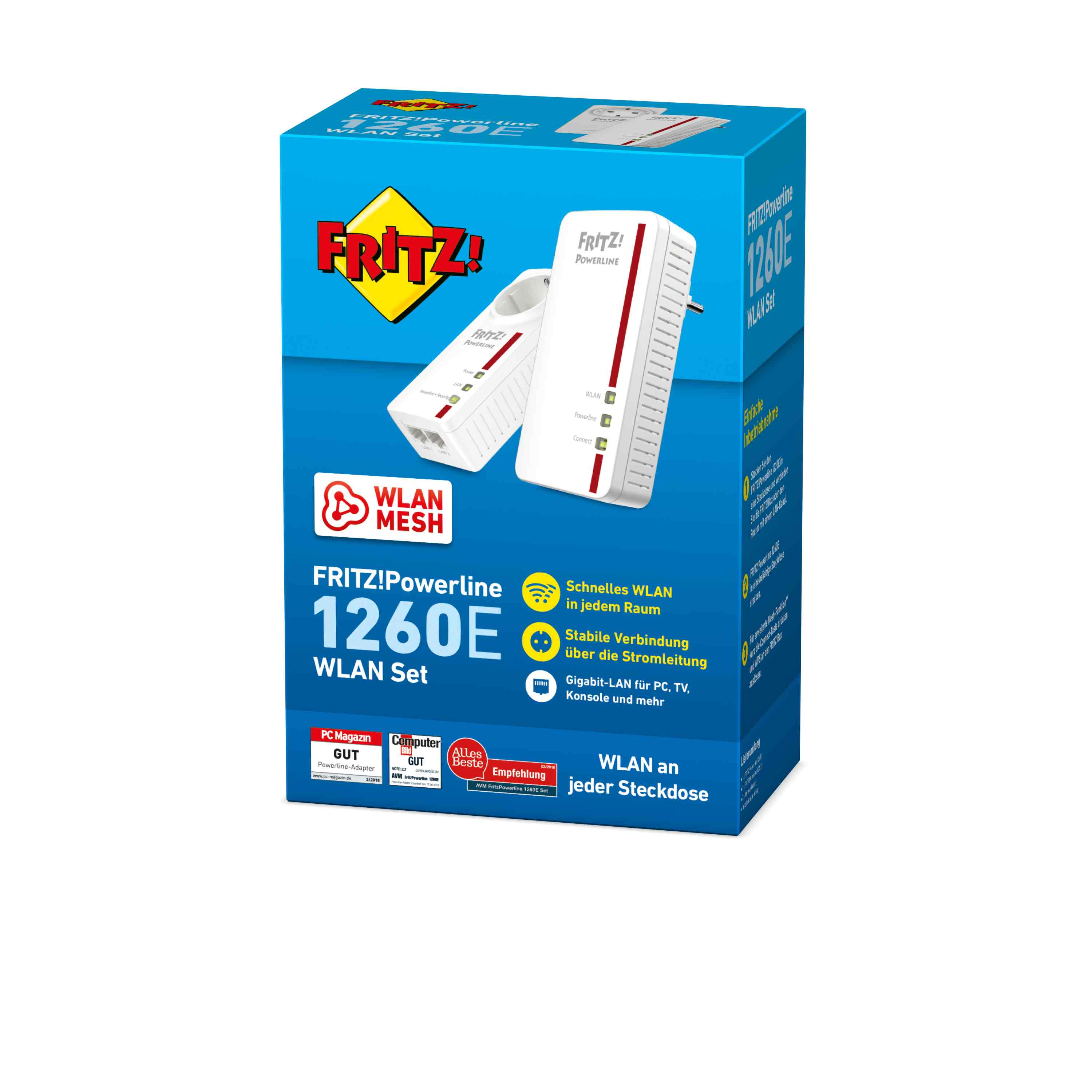 FRITZ! Powerline 1260E WLAN-paketti