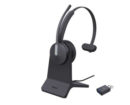 Yealink WH64 Hybrid Mono -monokuulokkeet latausalustalla (DECT-kuulokkeet)
