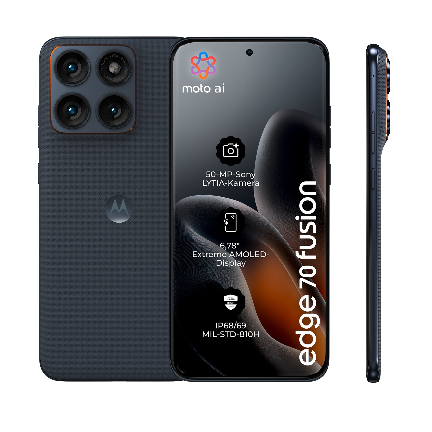 Motorola Edge 70 Fusion 5G 256GB, siluetti