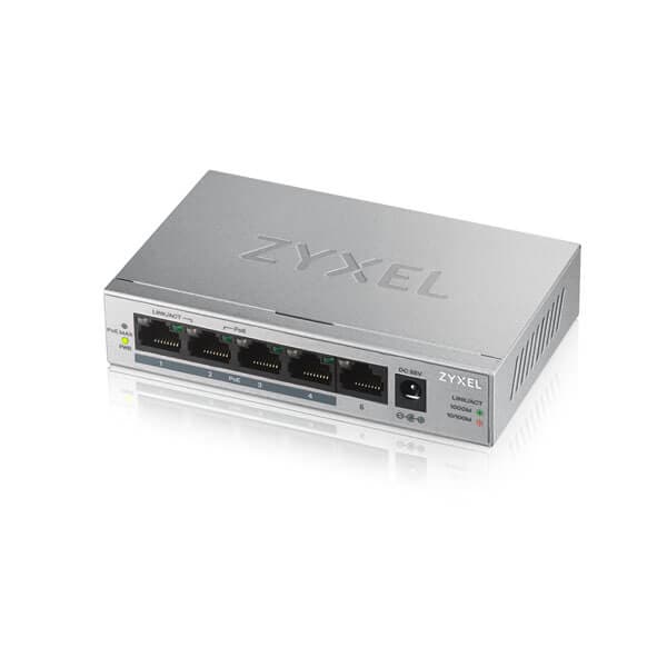Zyxel GS1005-HP 5-port työpöydän Gigabit PoE -kytkin