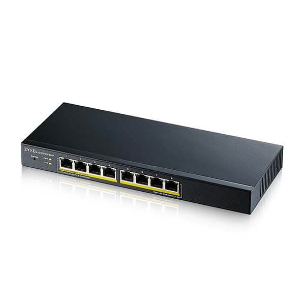Zyxel GS1900-8HP V3 8-porttinen GbE L2 PoE Smart -kytkin