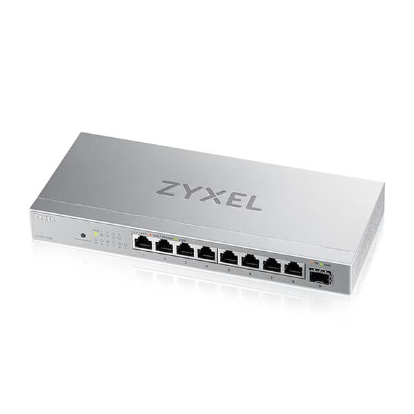 Zyxel XMG-108 8-portti 10/2,5G MultiGig-kytkin ilman hallintaa