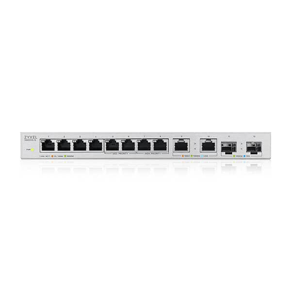 Zyxel XGS1010-12 10 portti hallitsematon MultiGig kytkin V2