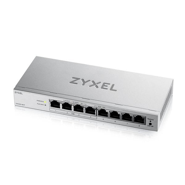 Zyxel GS1200-8HP-V3 8-port Gigabit PoE Web / Älykkäästi hallittu Switc