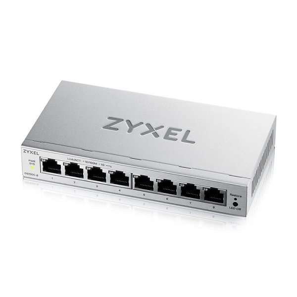 Zyxel GS1200-8V3 8-port Gigabit web / älykäs hallittu kytkin
