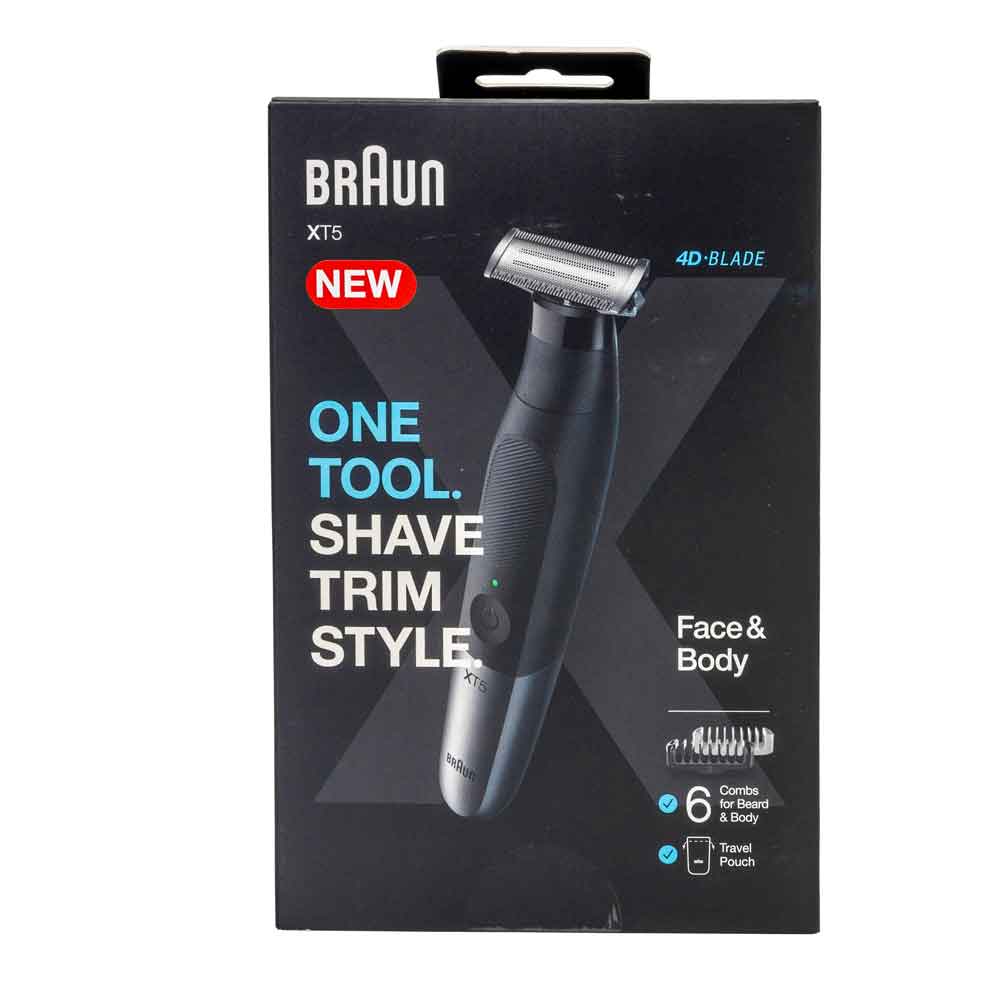 Braun XT5200 Series X All-in-One parranleikkuri / Bodygroomer / Sähköparranajokone