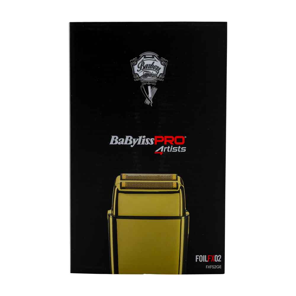 BaByliss FXFS2GE PRO 4Artists Double Foil Shaver kultainen partakone