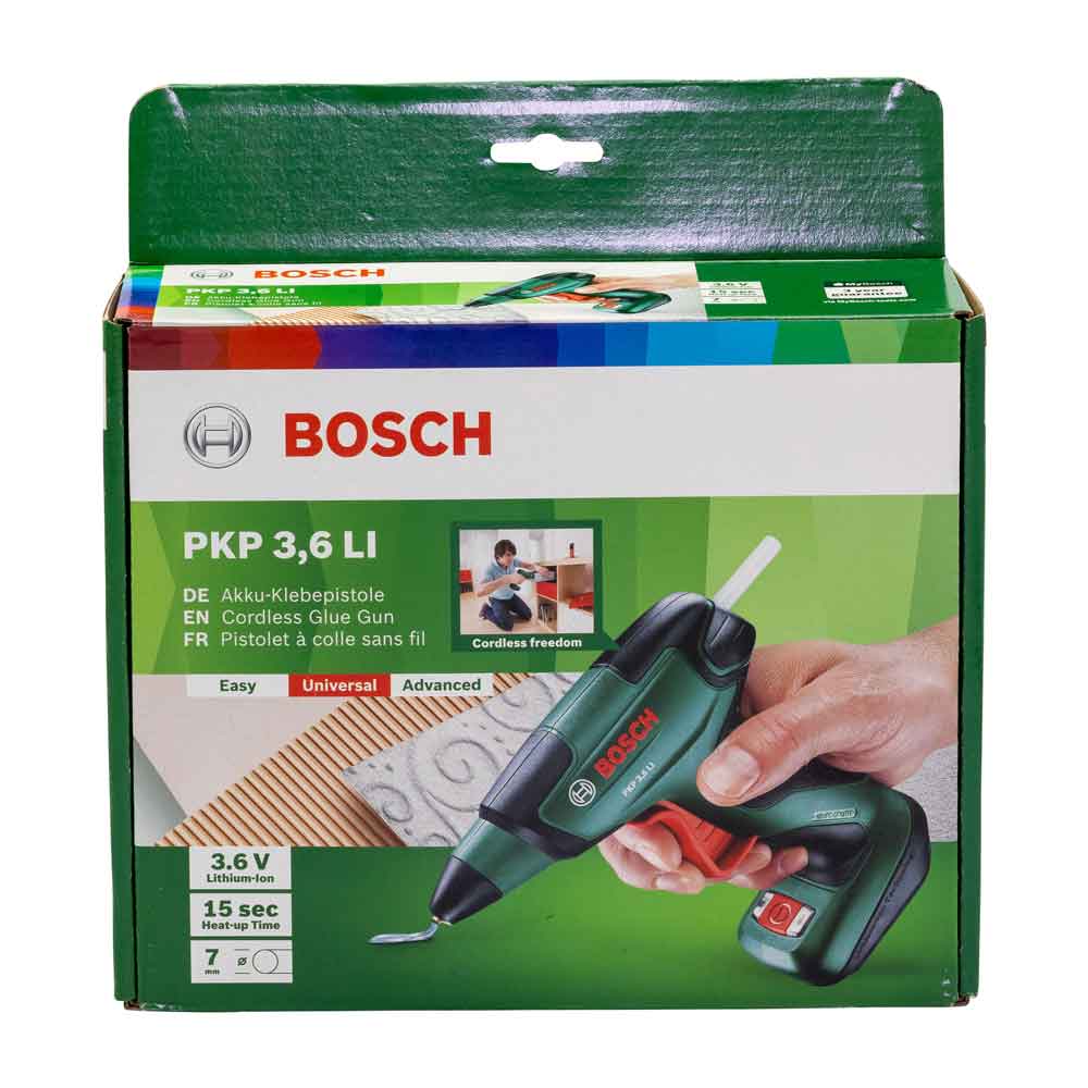Bosch 603264600 PKP 3.6 LI akkukäyttöinen liimapistooli 3.6 LI 3.6 LI