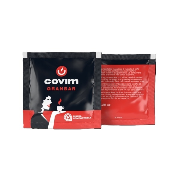 covim GRANBAR 44mm ESE System kahvipodit 150 kpl 7 g kukin