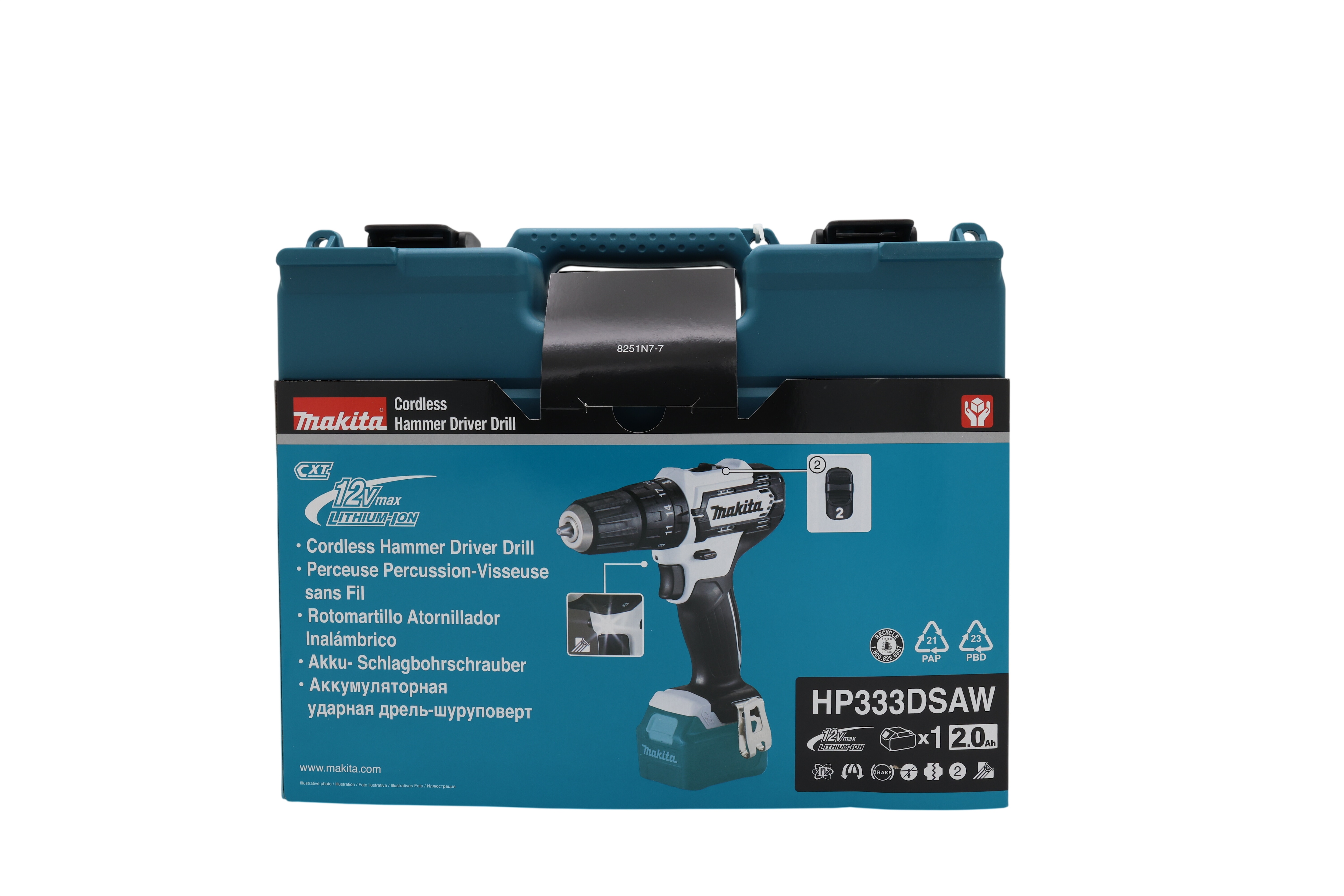 Makita HP333DSAW akkukäyttöinen iskuporakone