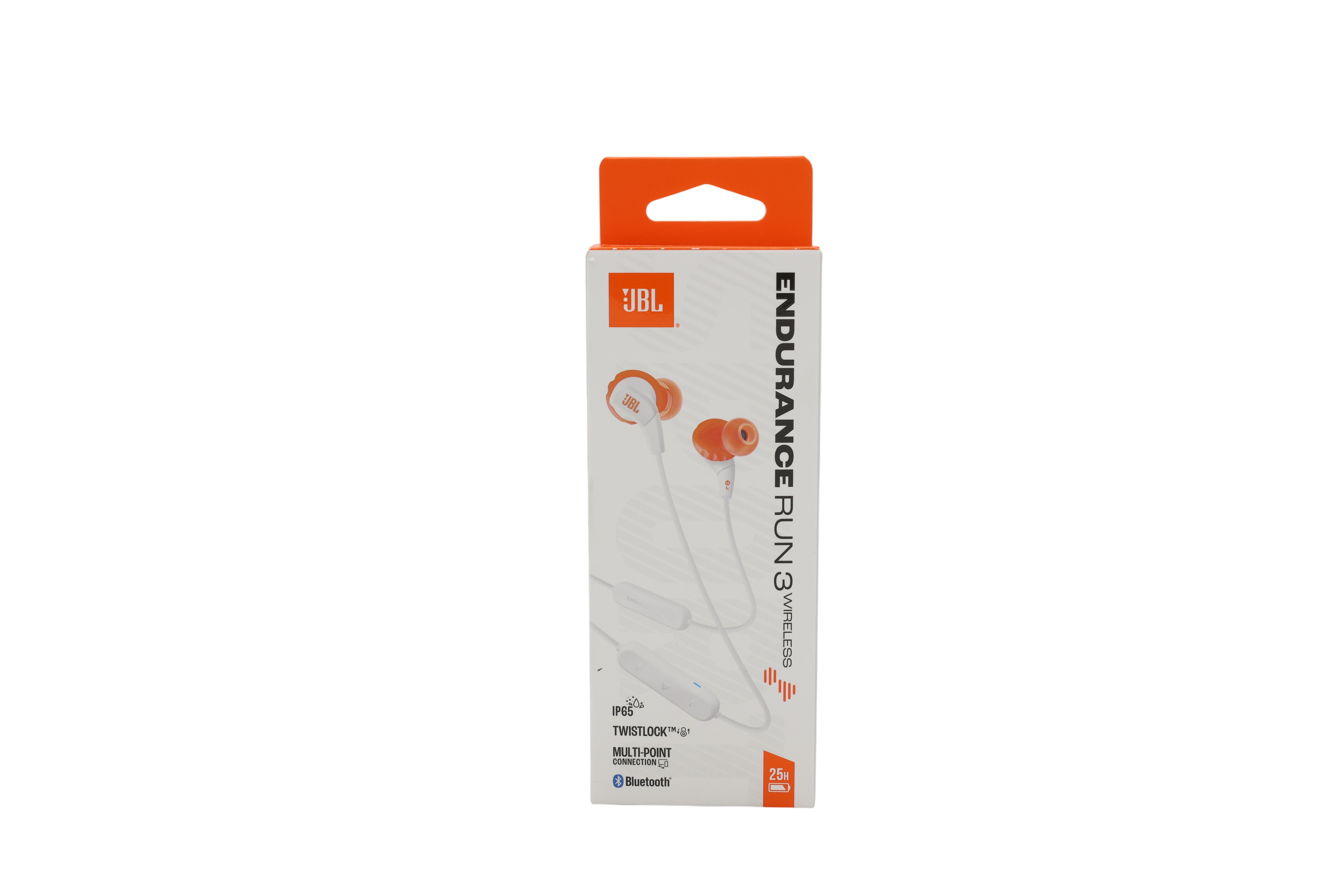 JBL Endurance Run 3 -urheilukuulokkeet, Bluetooth, IP65, valkoiset