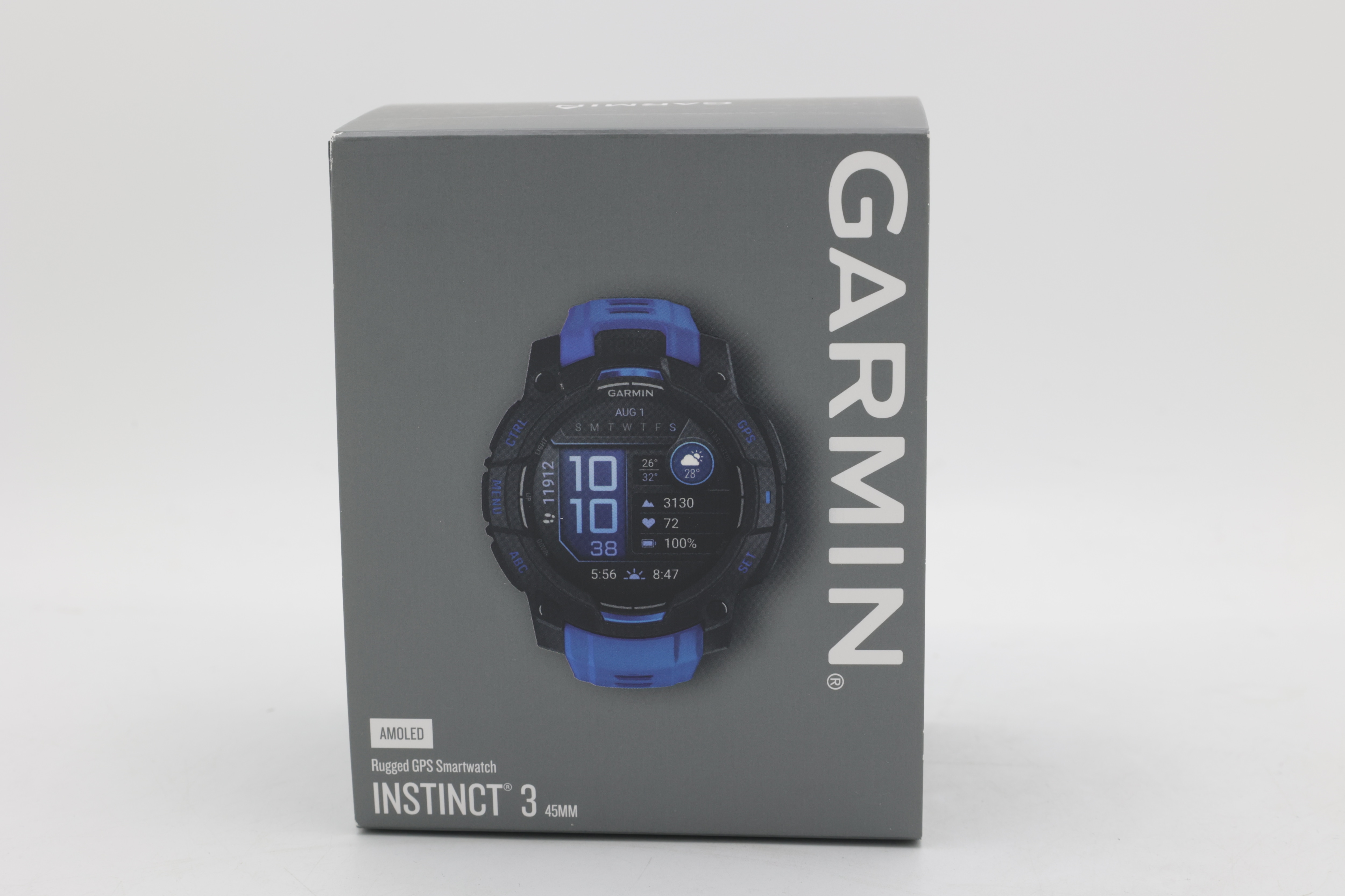 Garmin Instinct 3 AMOLED, 45 mm, musta
