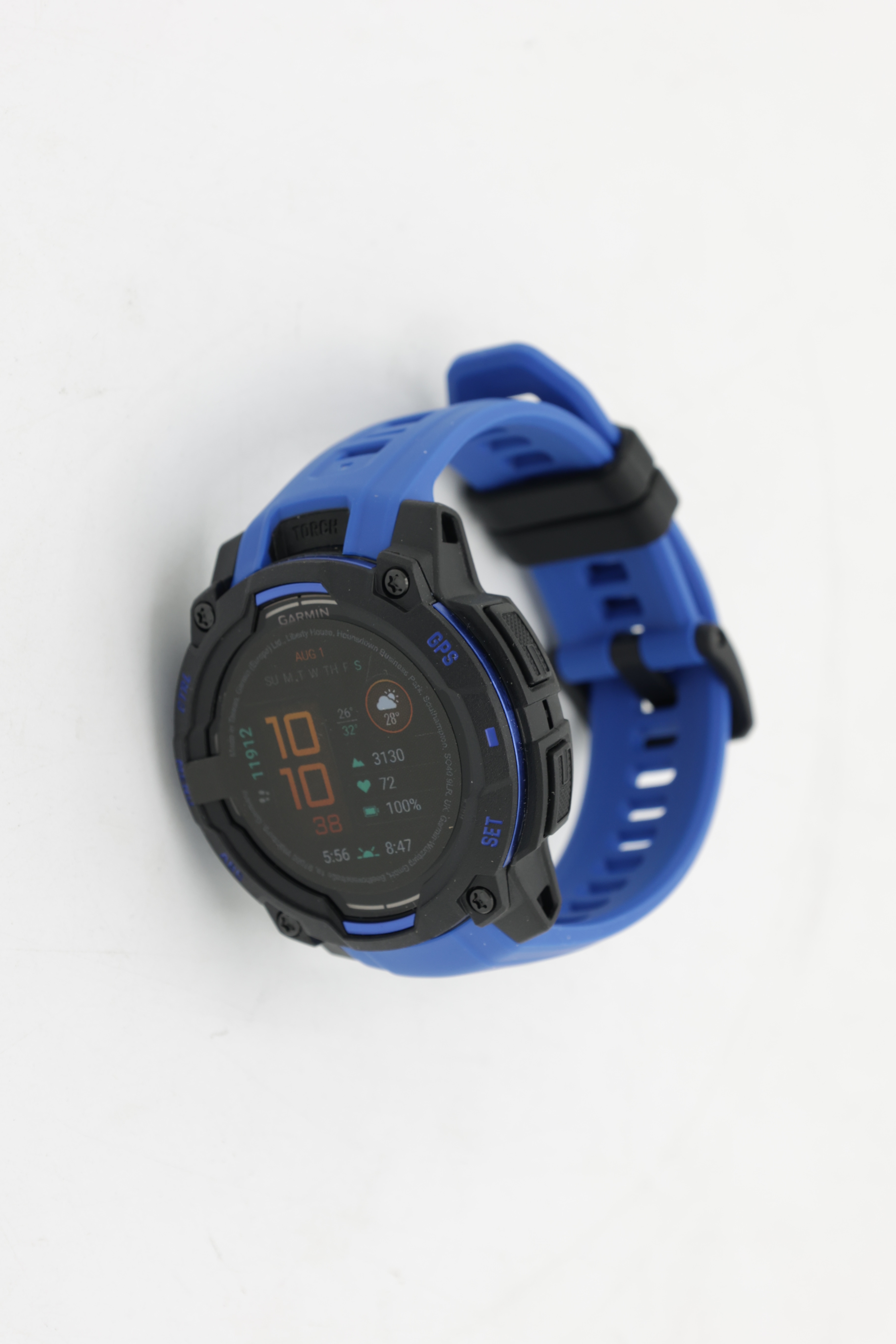 Garmin Instinct 3 AMOLED, 50 mm, musta-sininen