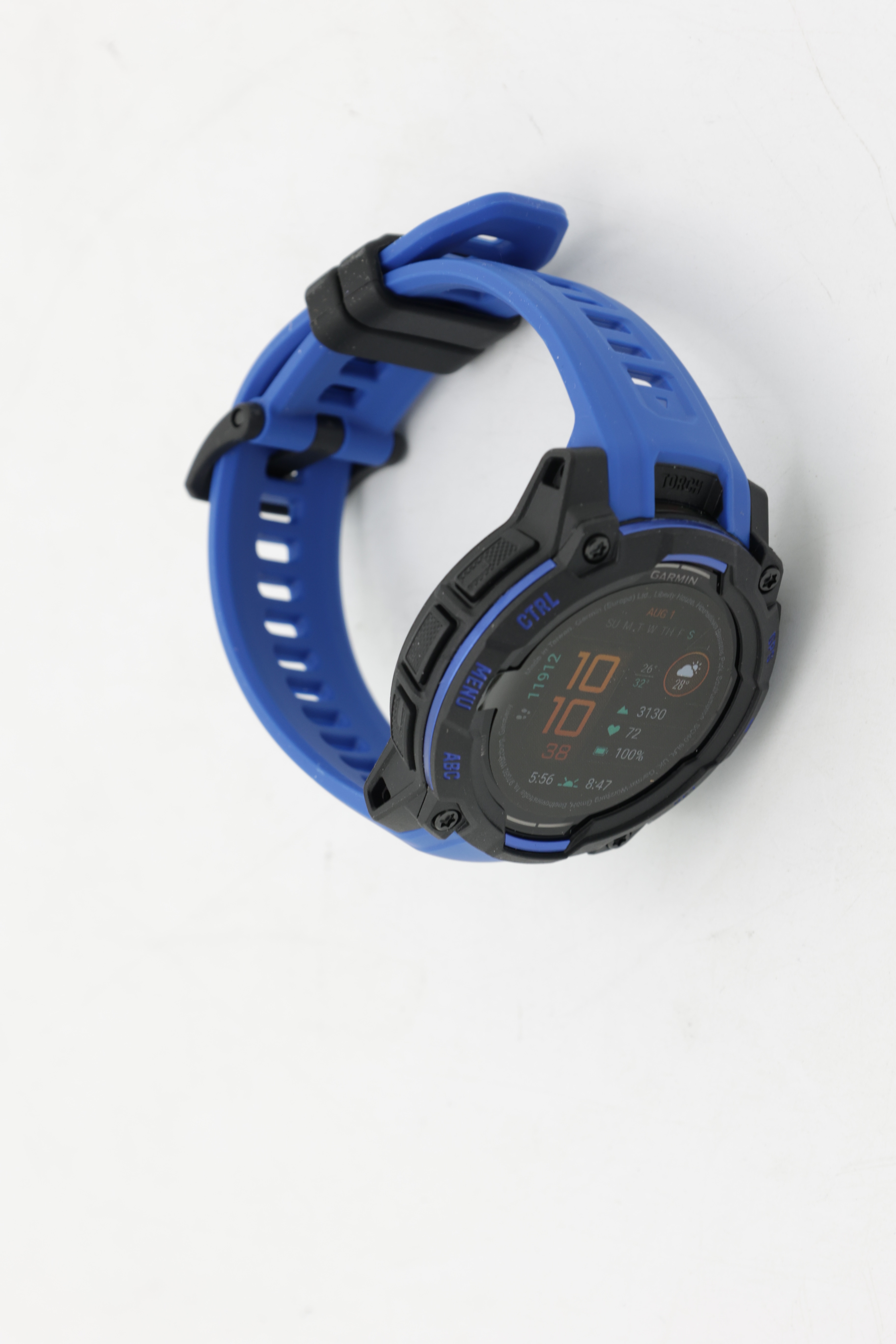 Garmin Instinct 3 AMOLED, 50 mm, musta-sininen