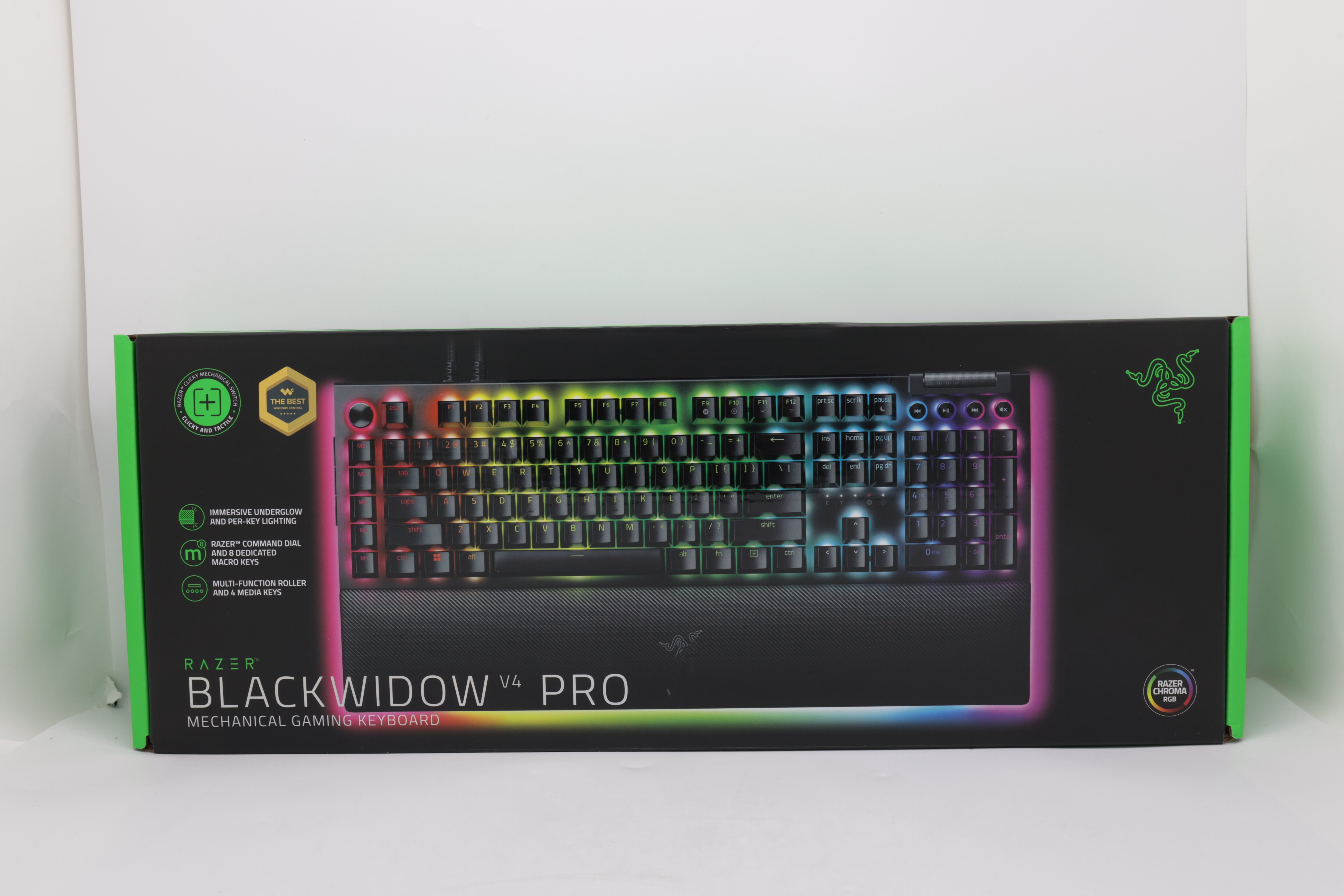 Razer BlackWidow V4 Pro (Green Switch) musta