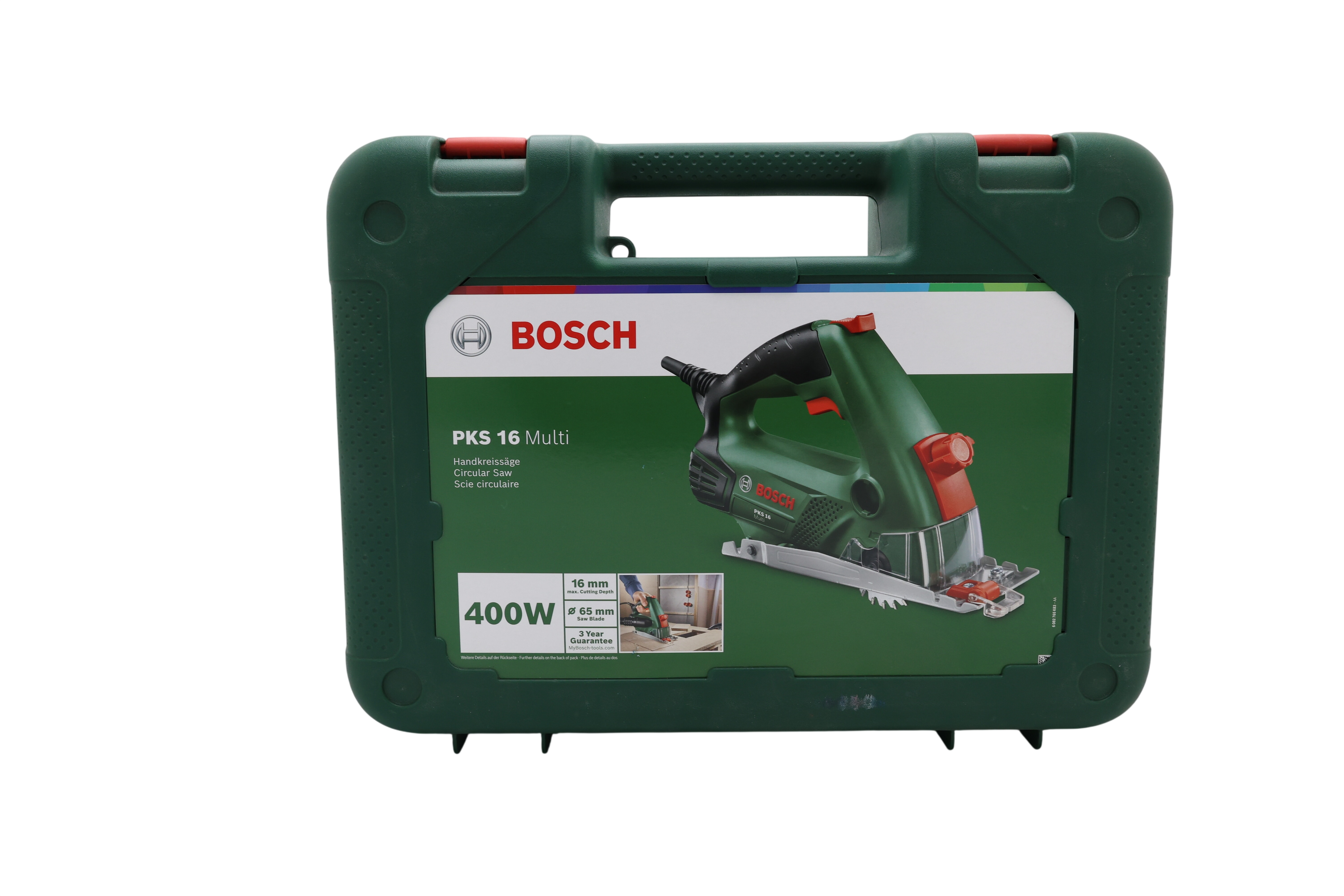 Bosch 06033B3000 PKS 16 -minikierrosaha (400 wattia, kantolaukussa)