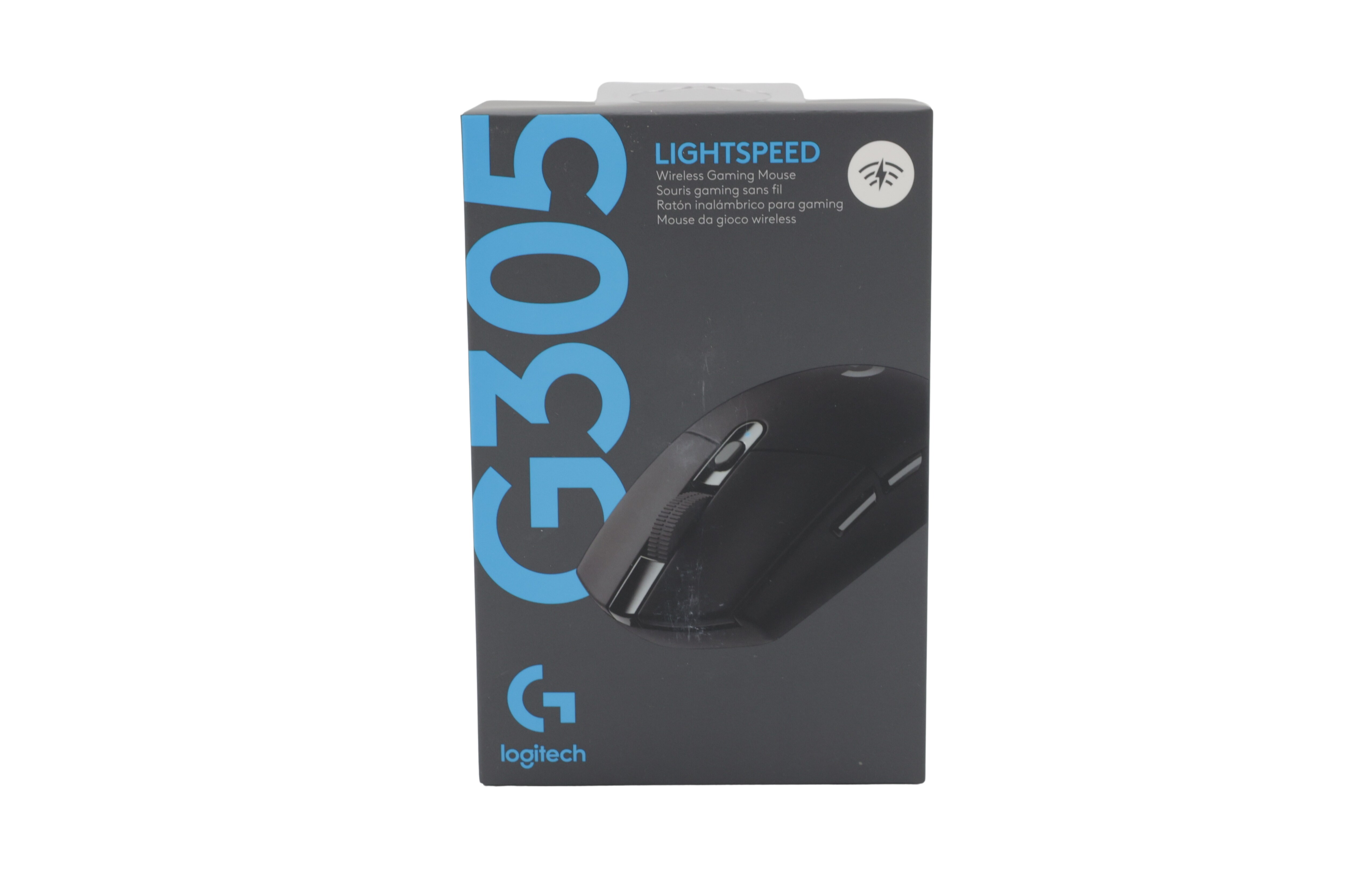Logitech G305 Lightspeed, musta