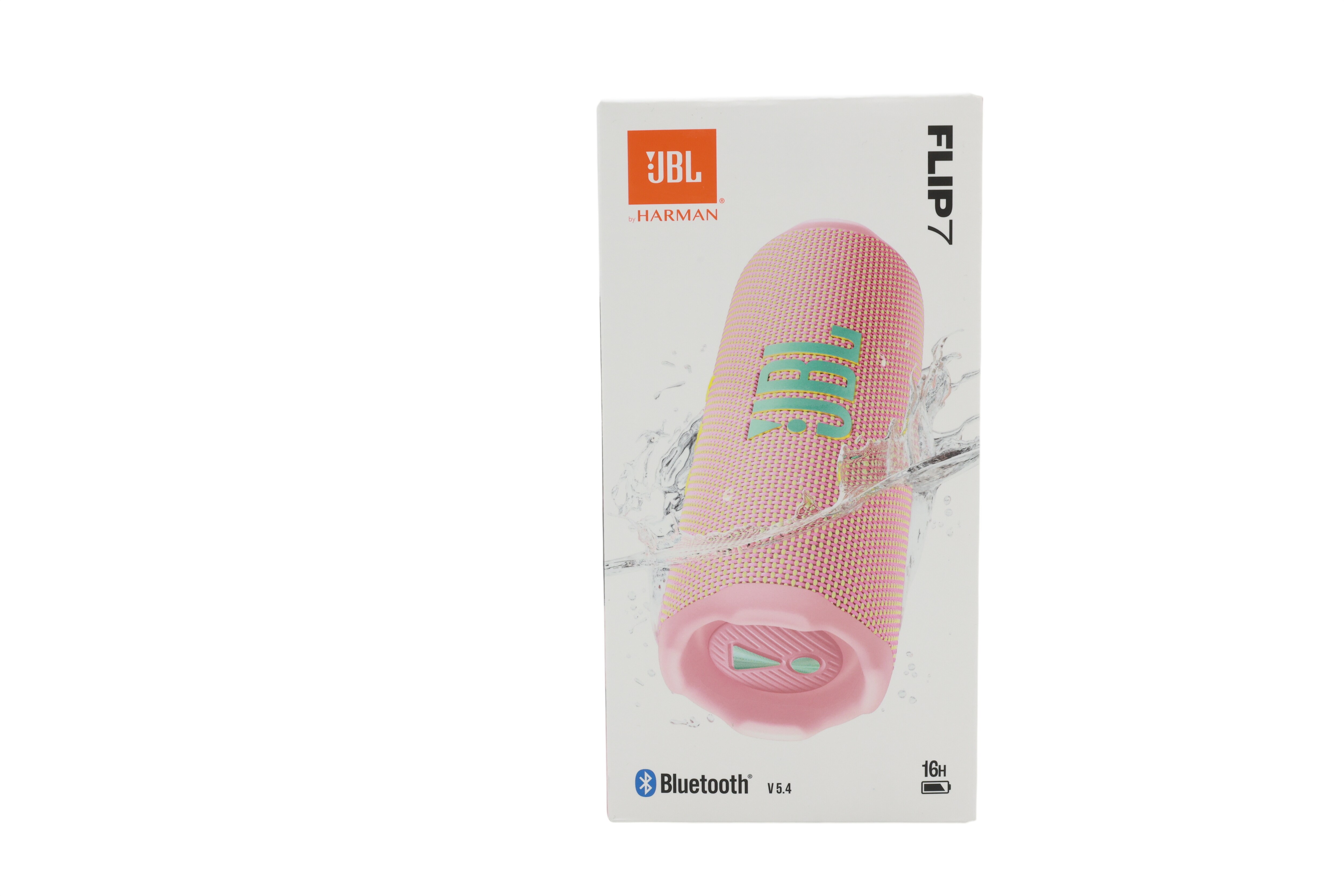 JBL Flip 7, langaton kannettava Bluetooth-kaiutin, vaaleanpunainen