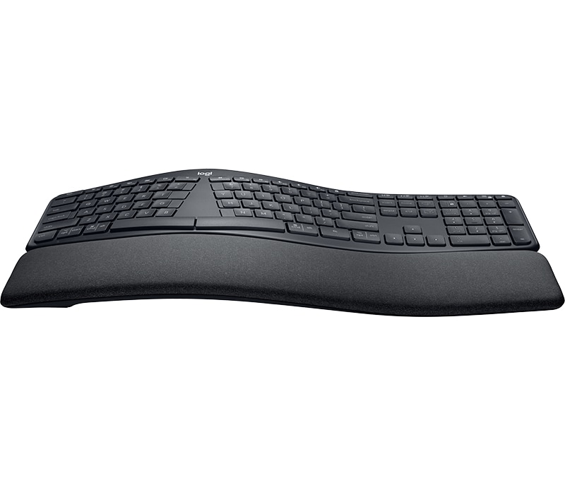 Logitech K860 ERGO – ergonominen näppäimistö – langaton (DE) – grafiitti