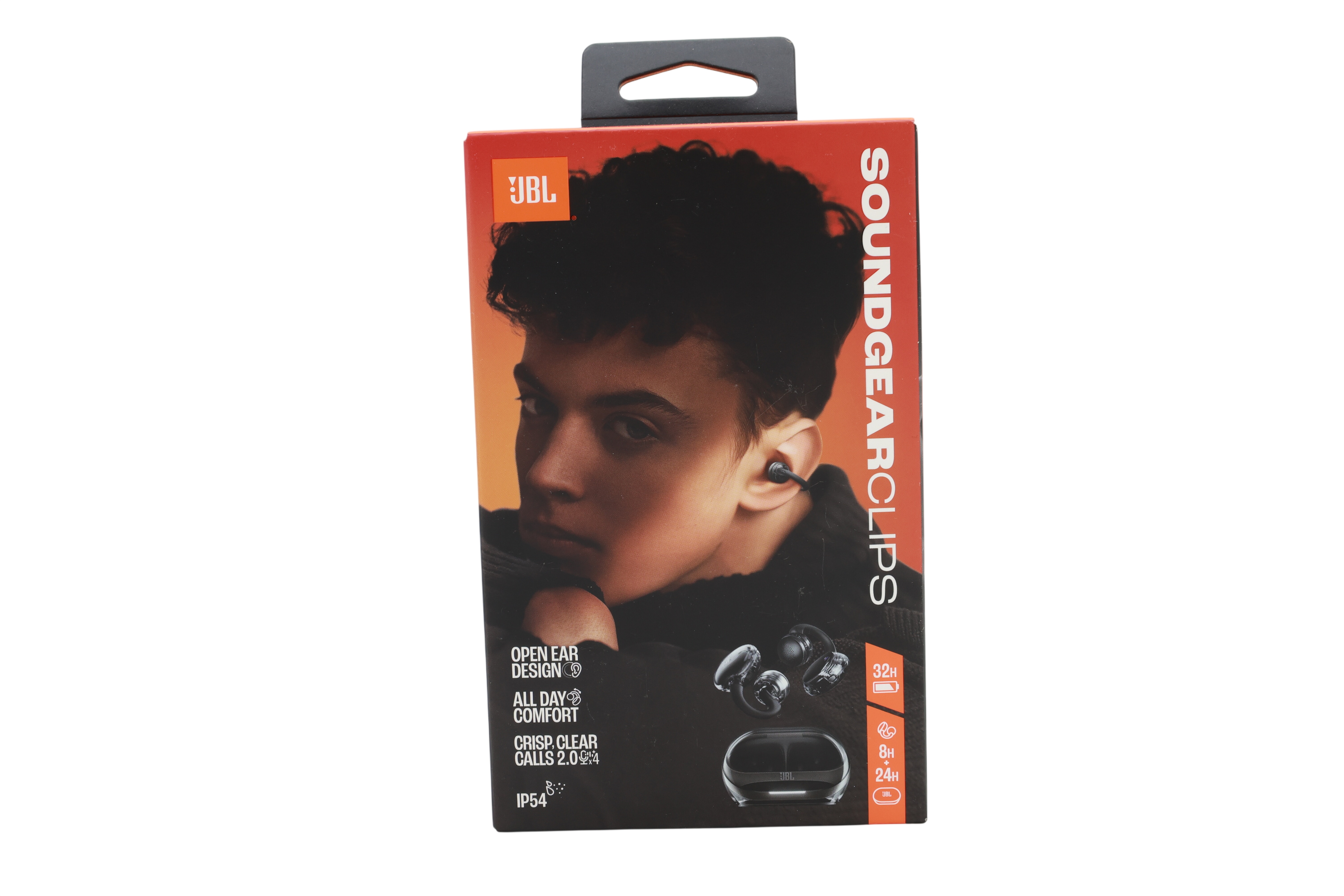 JBL Soundgear Clips TWS avoimet kuulokkeet, IP54, Ghost Black