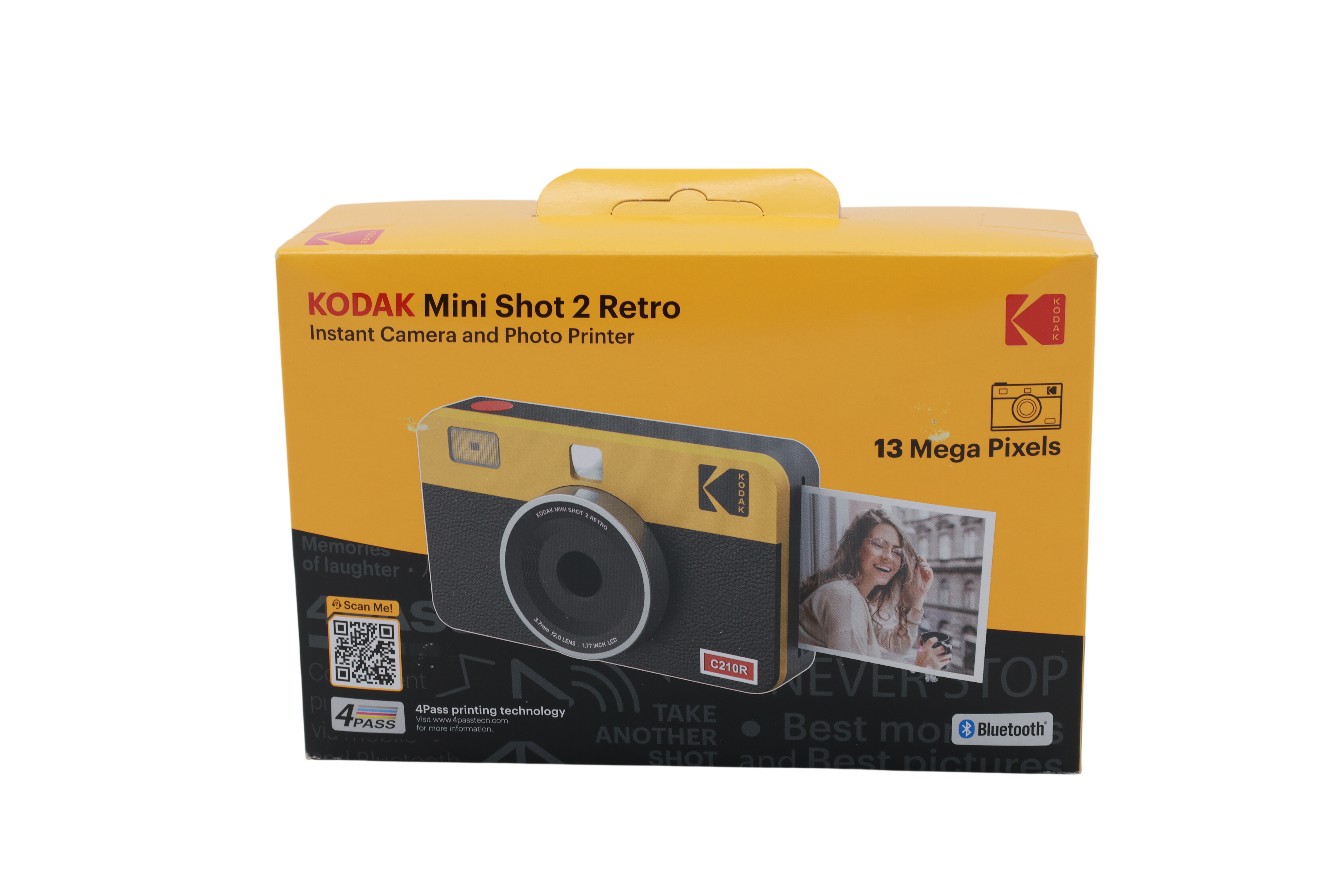 Kodak MINI SHOT 2 RETRO -pikakamera, keltainen
