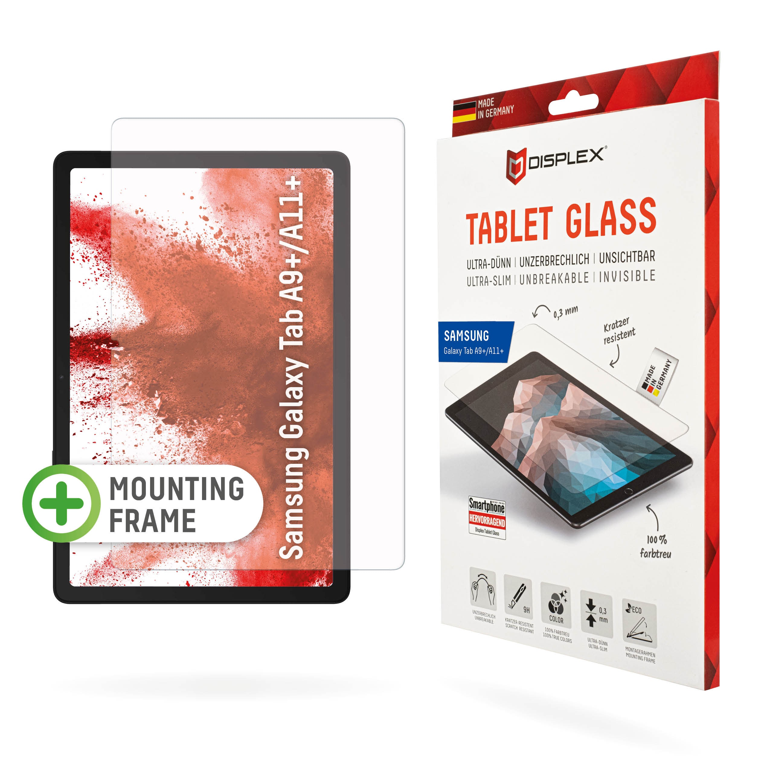 DISPLEX-tabletin lasisuojus Samsung Galaxy Tab A9/A11