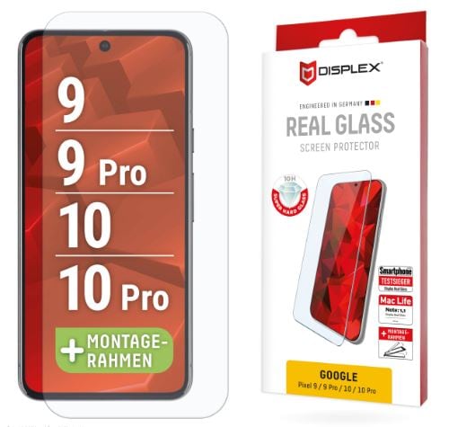DISPLEX-suojalasi Google Pixel 9:lle, Pixel 9 Pro:lle, Pixel 10:lle ja Pixel 10 Pro:lle