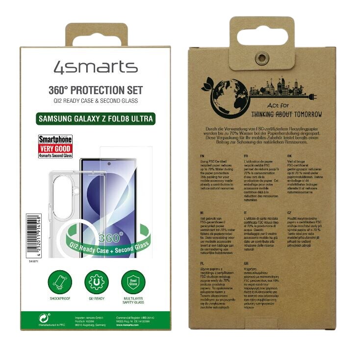4smarts 360 Protection -sarja Samsung Galaxy Z Fold8 Ultra -mallille