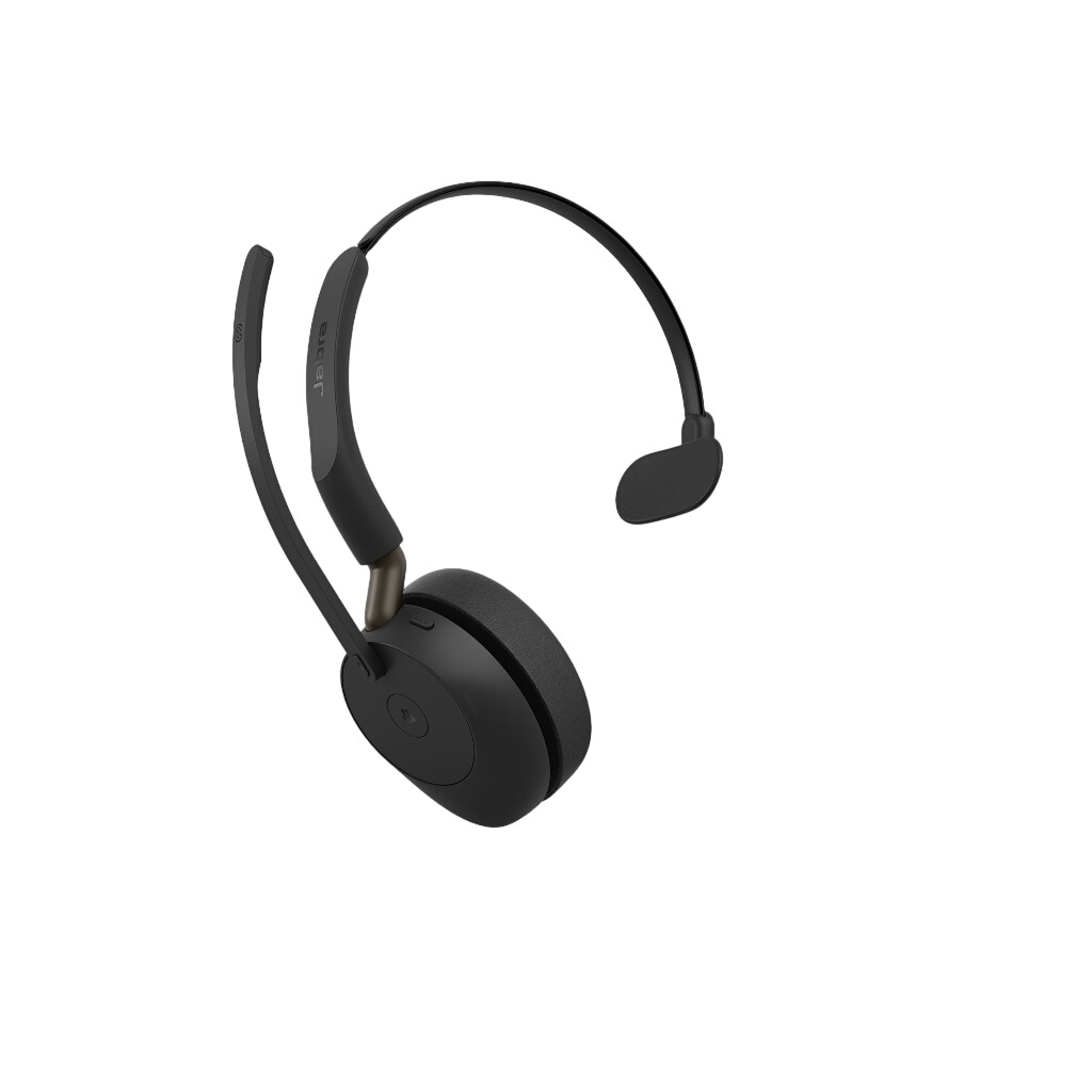 Jabra Evolve3 65 MS Mono, musta, yhdessä Link 390a:n kanssa