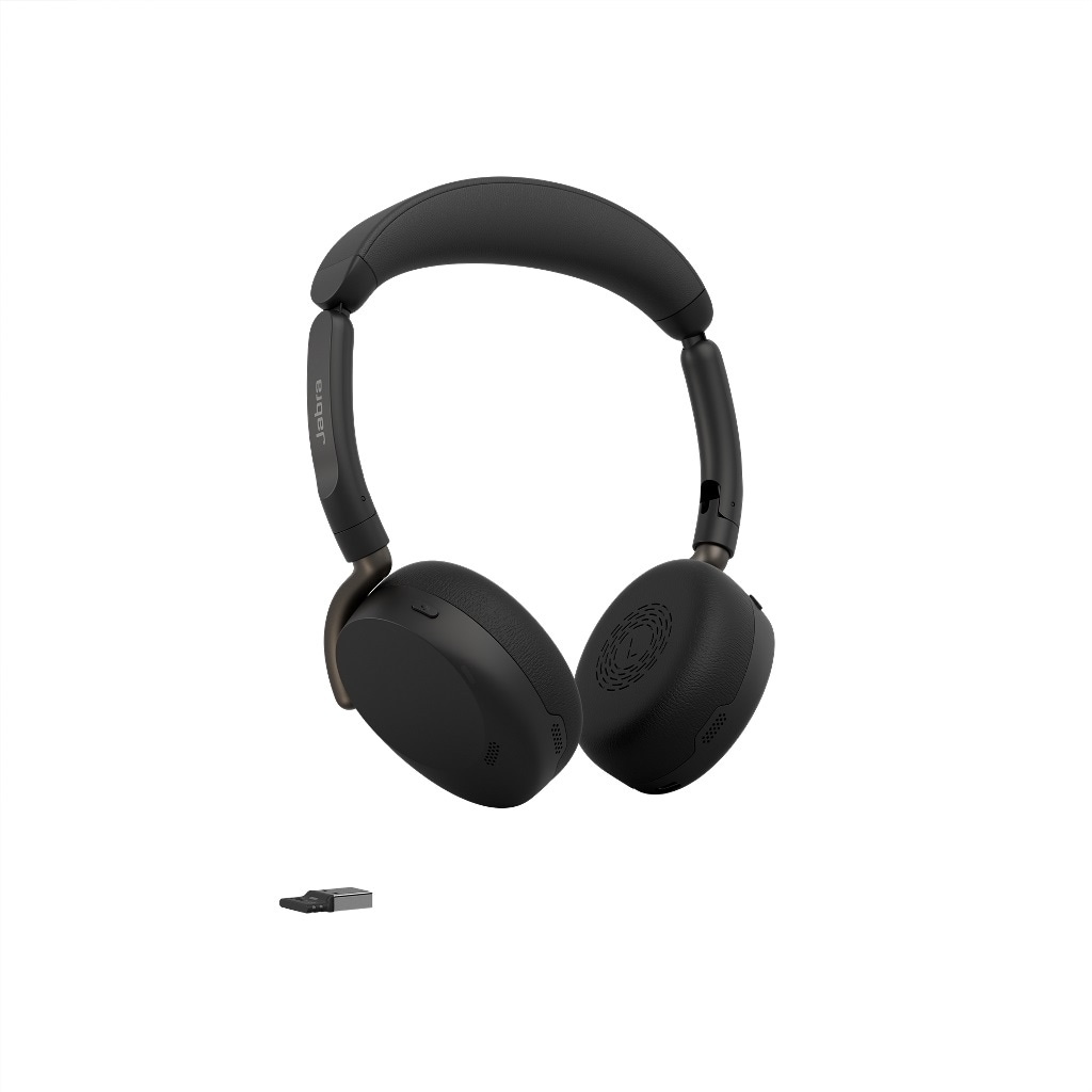 Jabra Evolve3 65 Flex UC, musta, yhdessä Link 390a:n kanssa