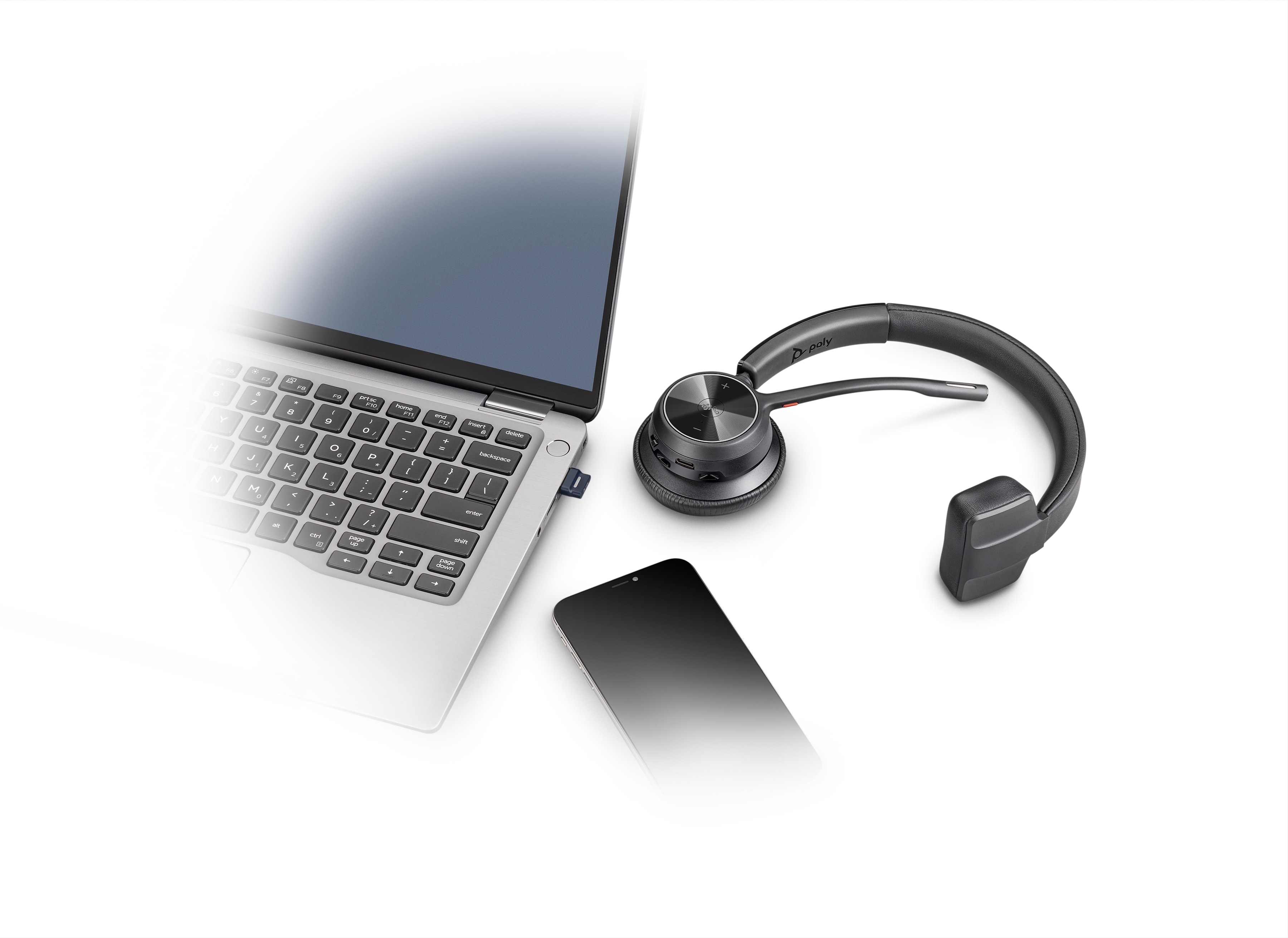 Poly Headset Voyager 4310 UC Bluetooth USB-A MS Teams Mono