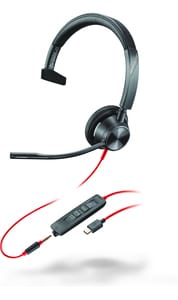 Poly Blackwire C3315-M Mono USB-C–A ja 3,5 mm