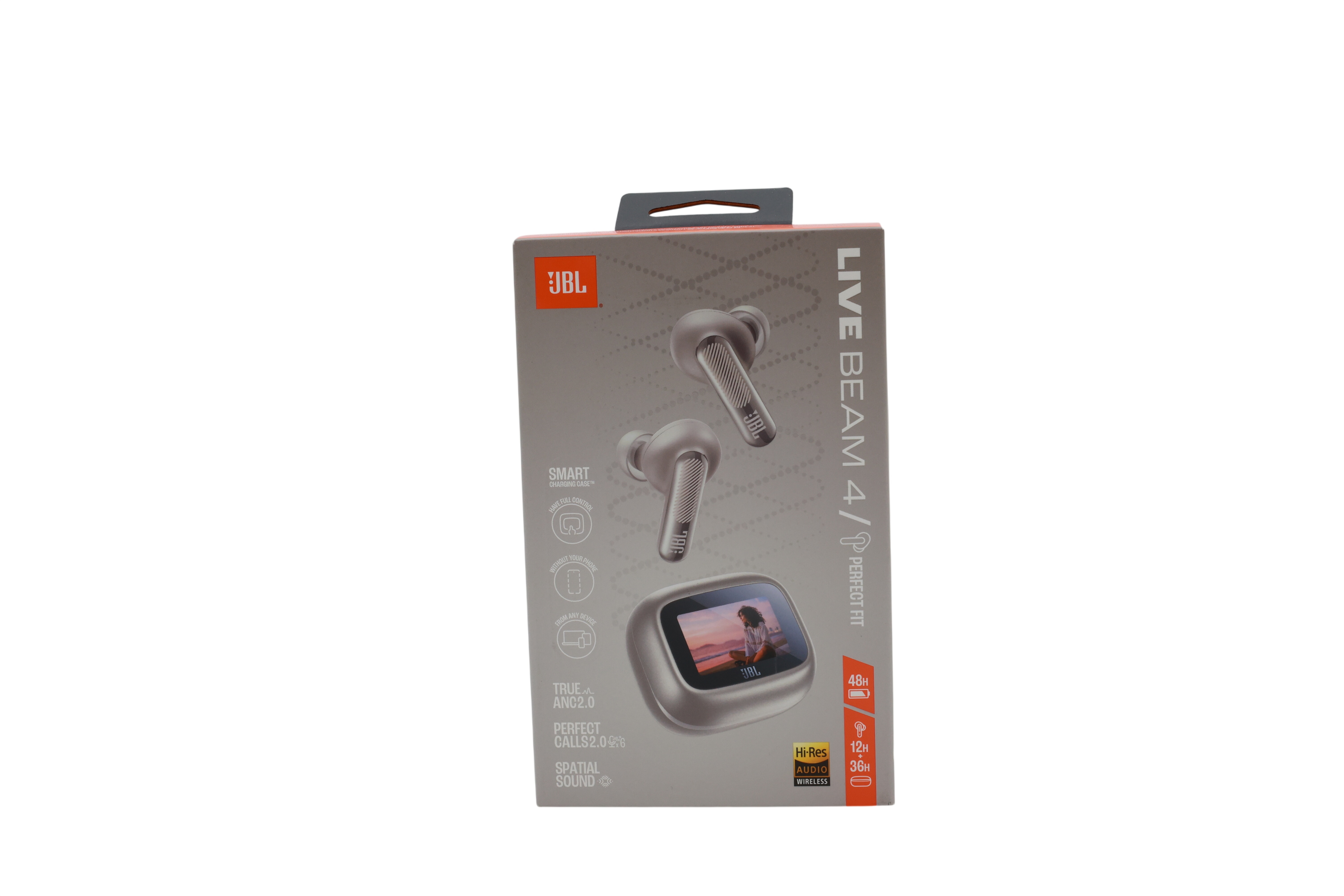 JBL Live Beam 4, langattomat melunvaimennuskuulokkeet, samppanja