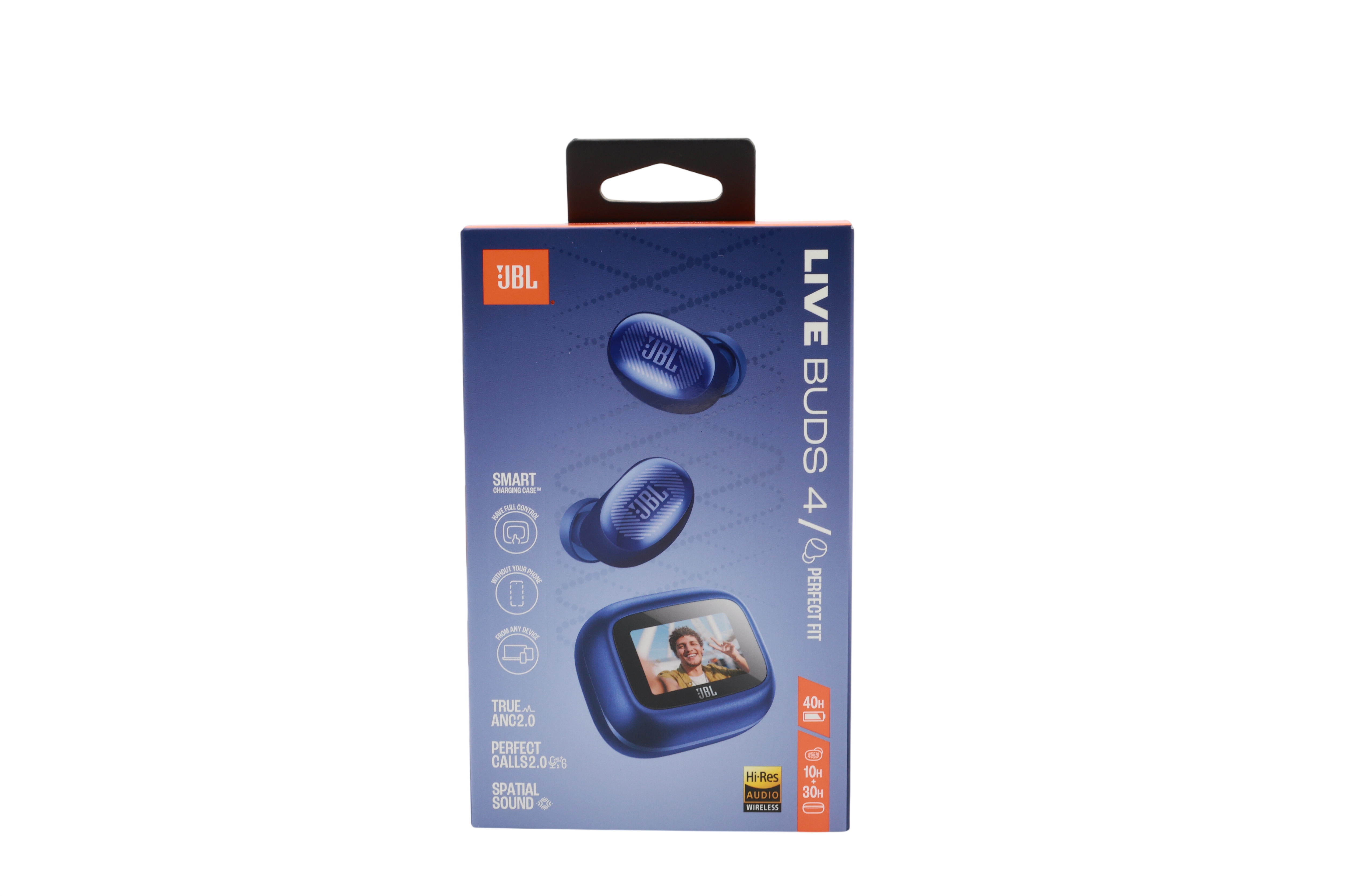 JBL Live Buds 4, langattomat in-ear-kuulokkeet Bluetooth-yhteydellä, siniset