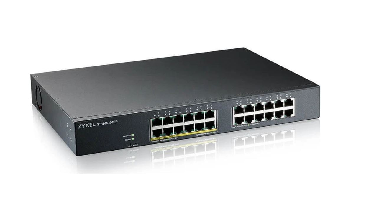 Zyxel GS1915-26V2 26-porttinen GbE-älykytkin, 24 x RJ45,